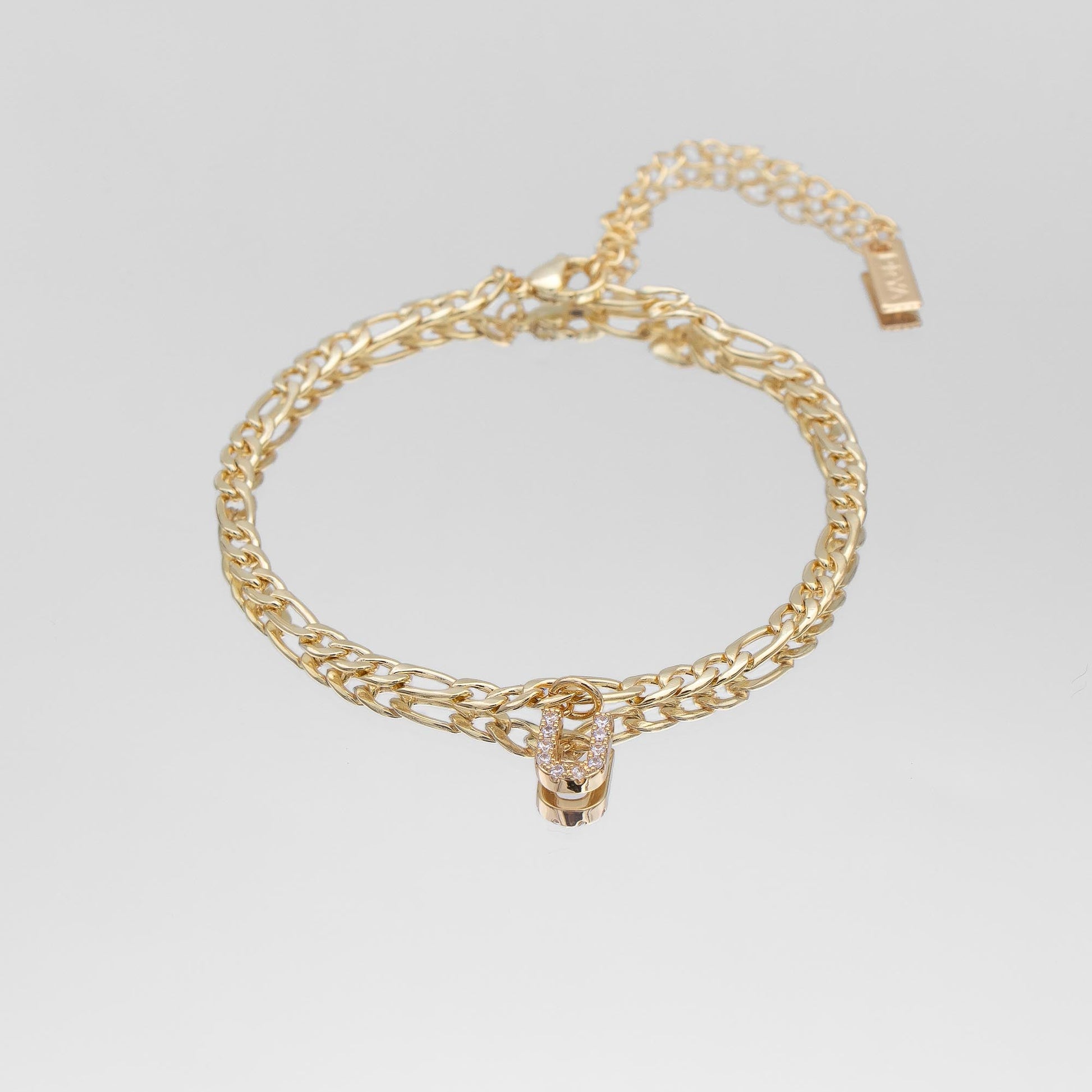 Pave Initial Anklet | Figaro - Image 21 - ISMI JEWELS