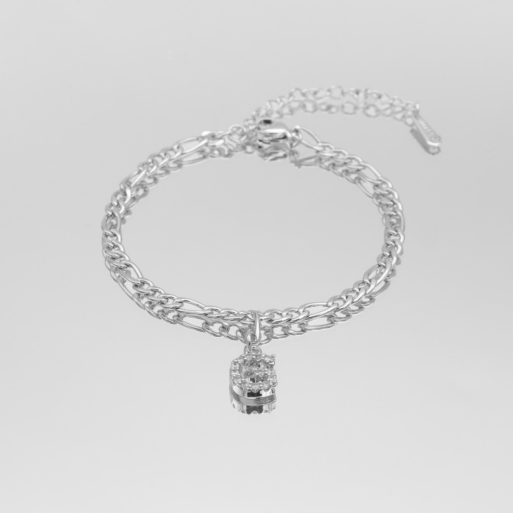 Pave Initial Anklet | Figaro - Image 33 - ISMI JEWELS