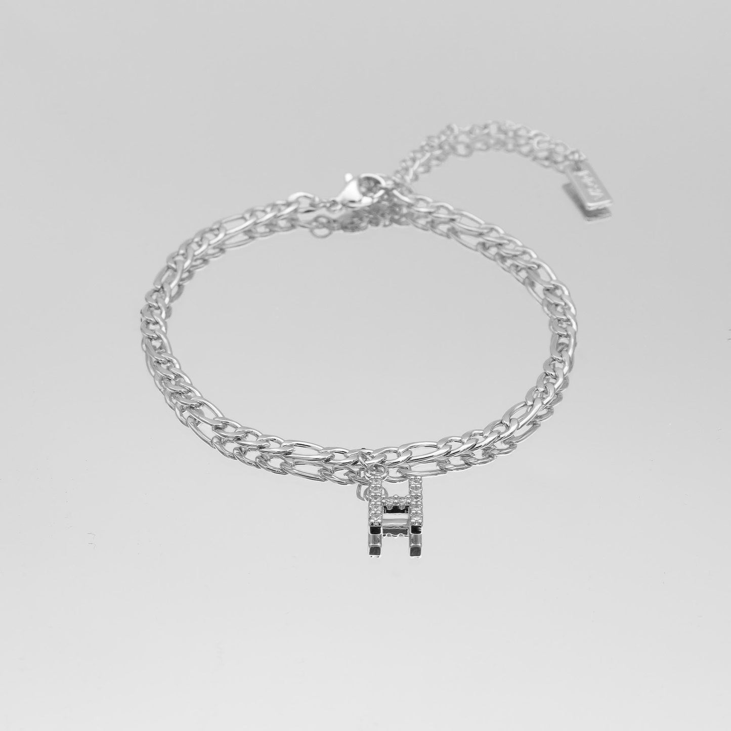 Pave Initial Anklet | Figaro - Image 34 - ISMI JEWELS