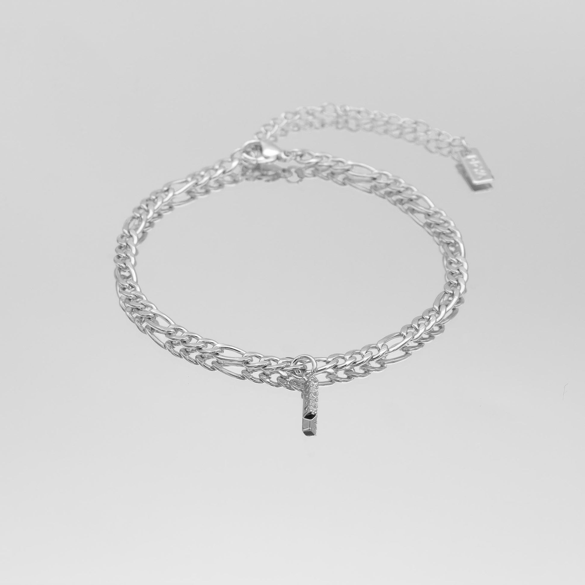 Pave Initial Anklet | Figaro - Image 35 - ISMI JEWELS