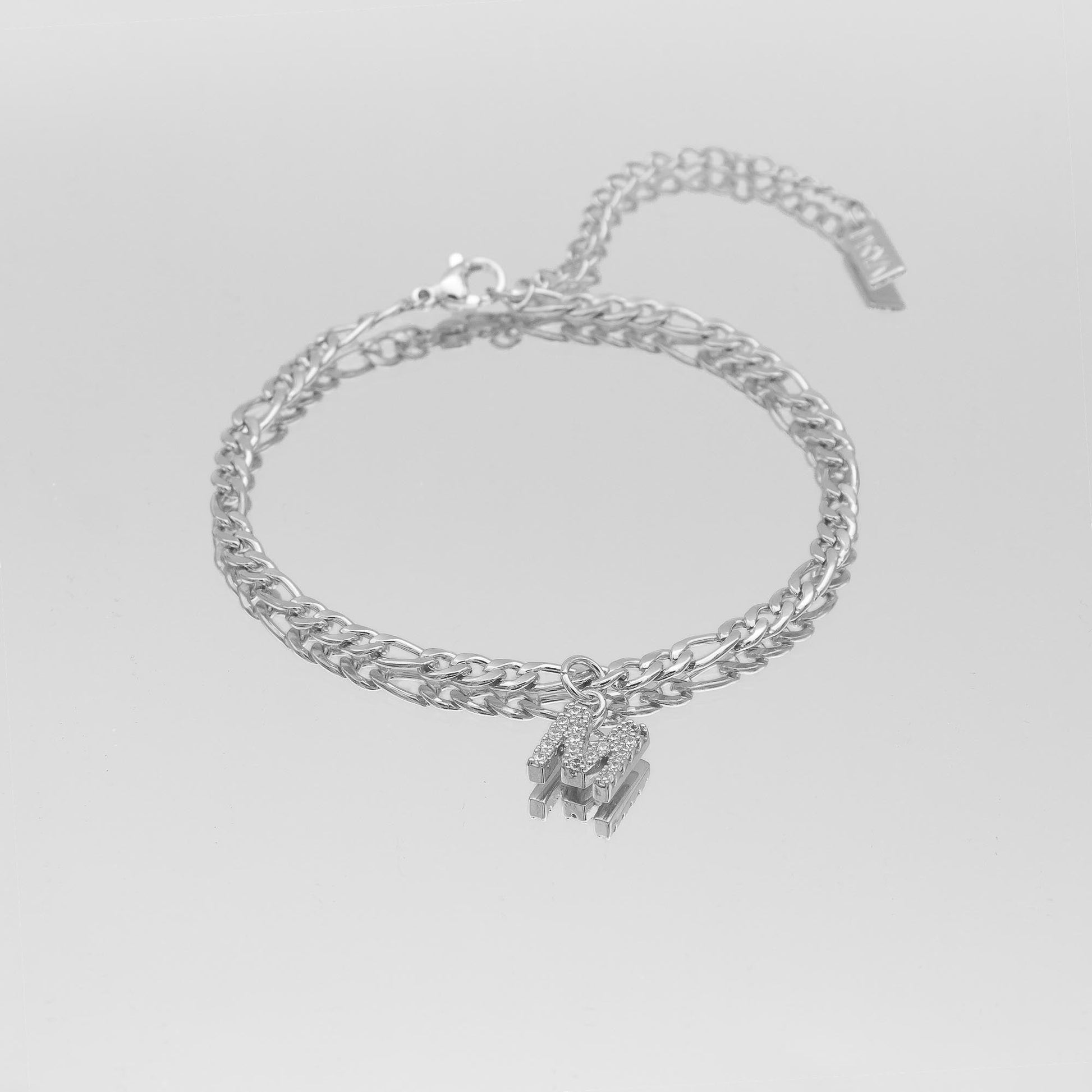 Pave Initial Anklet | Figaro - Image 39 - ISMI JEWELS