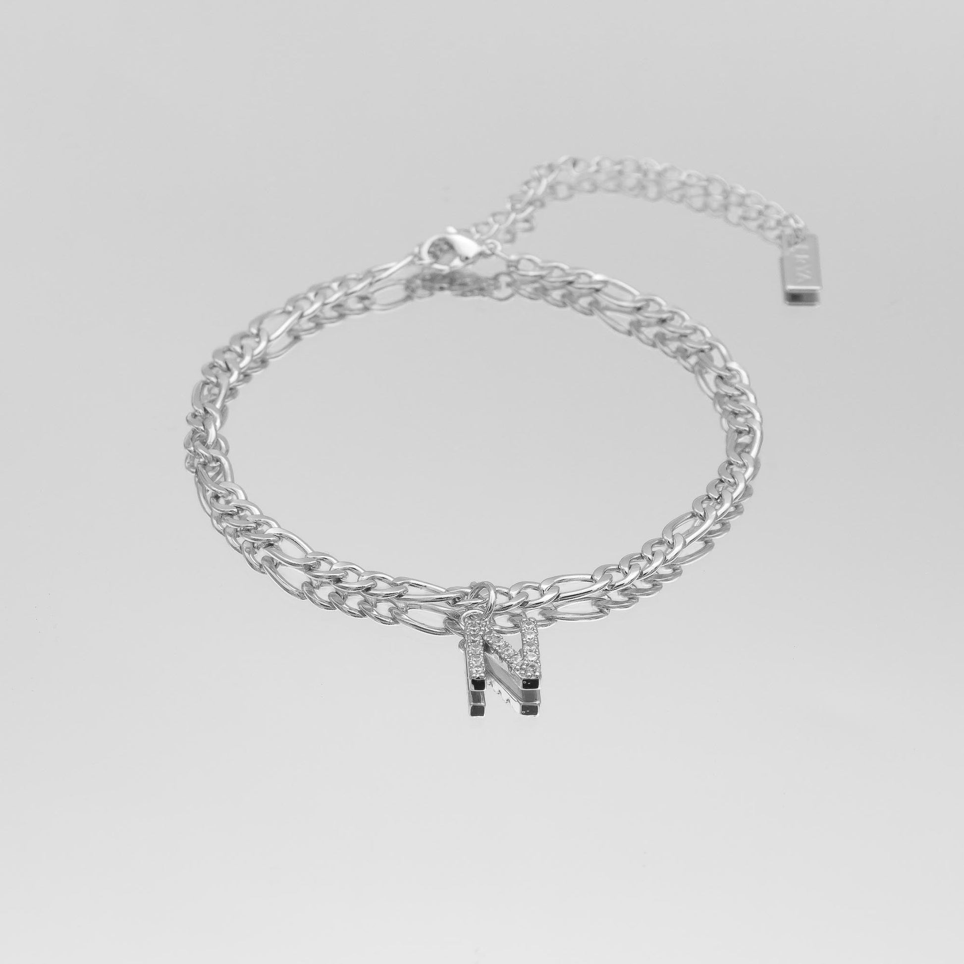 Pave Initial Anklet | Figaro - Image 40 - ISMI JEWELS
