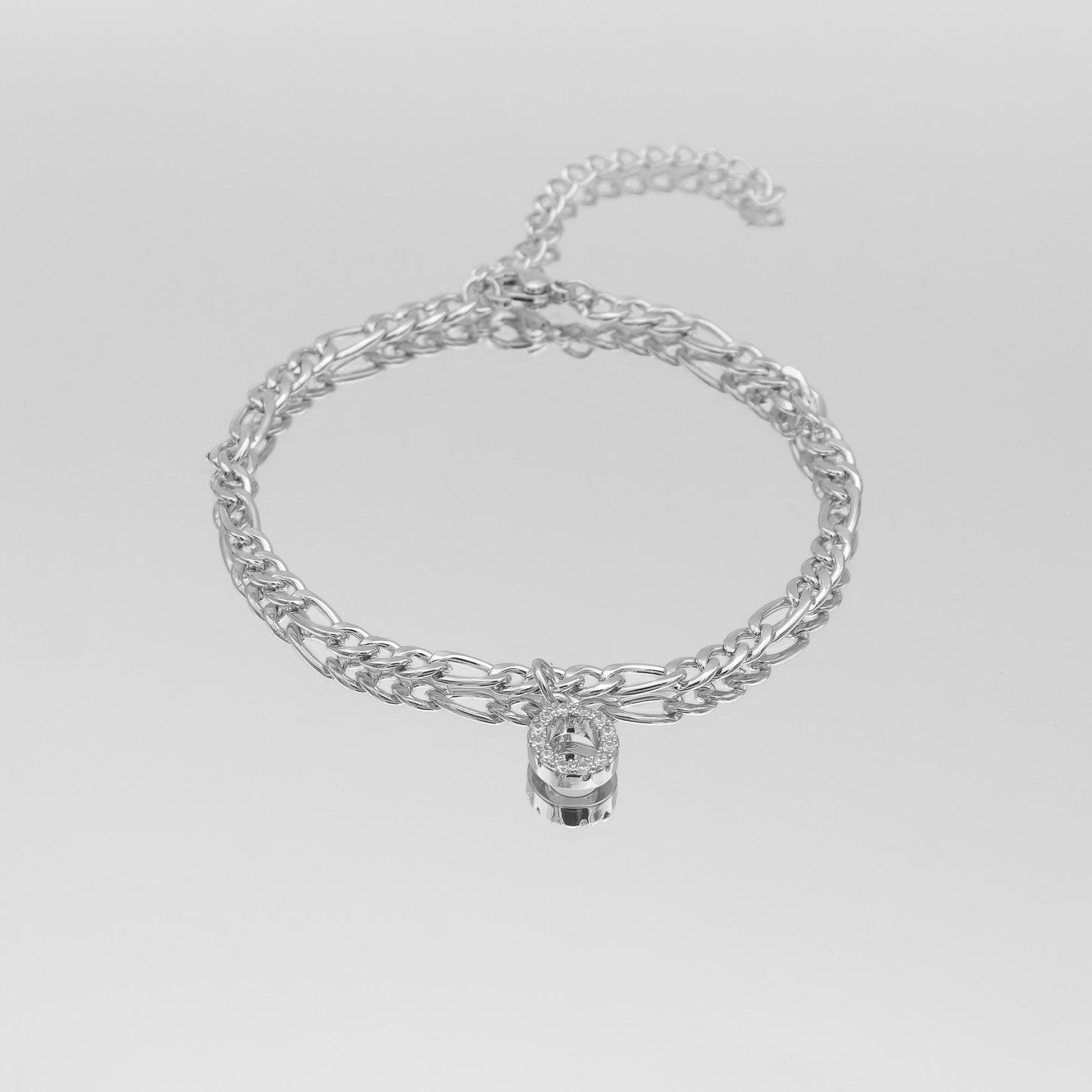Pave Initial Anklet | Figaro - Image 41 - ISMI JEWELS