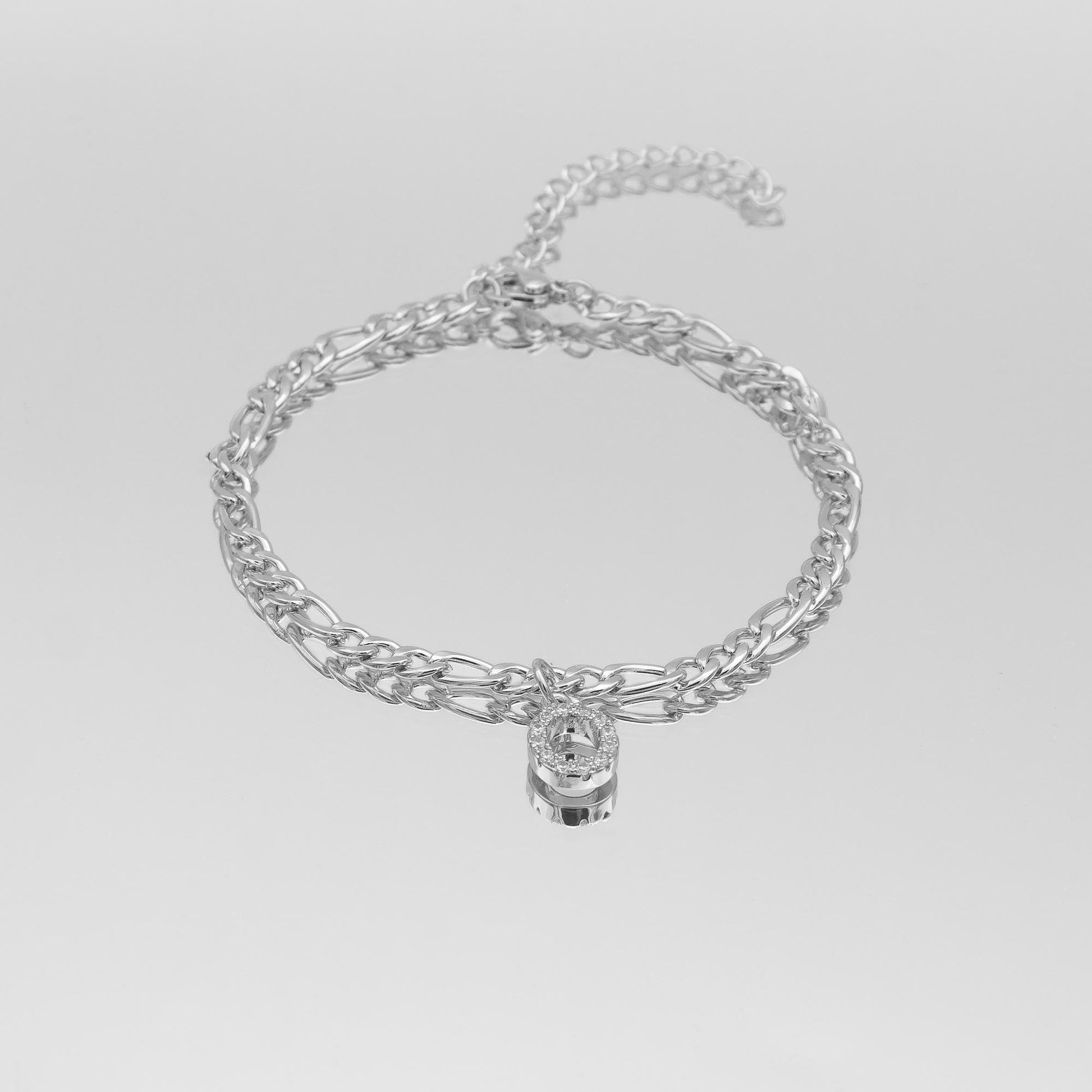 Pave Initial Anklet | Figaro - Image 41 - ISMI JEWELS
