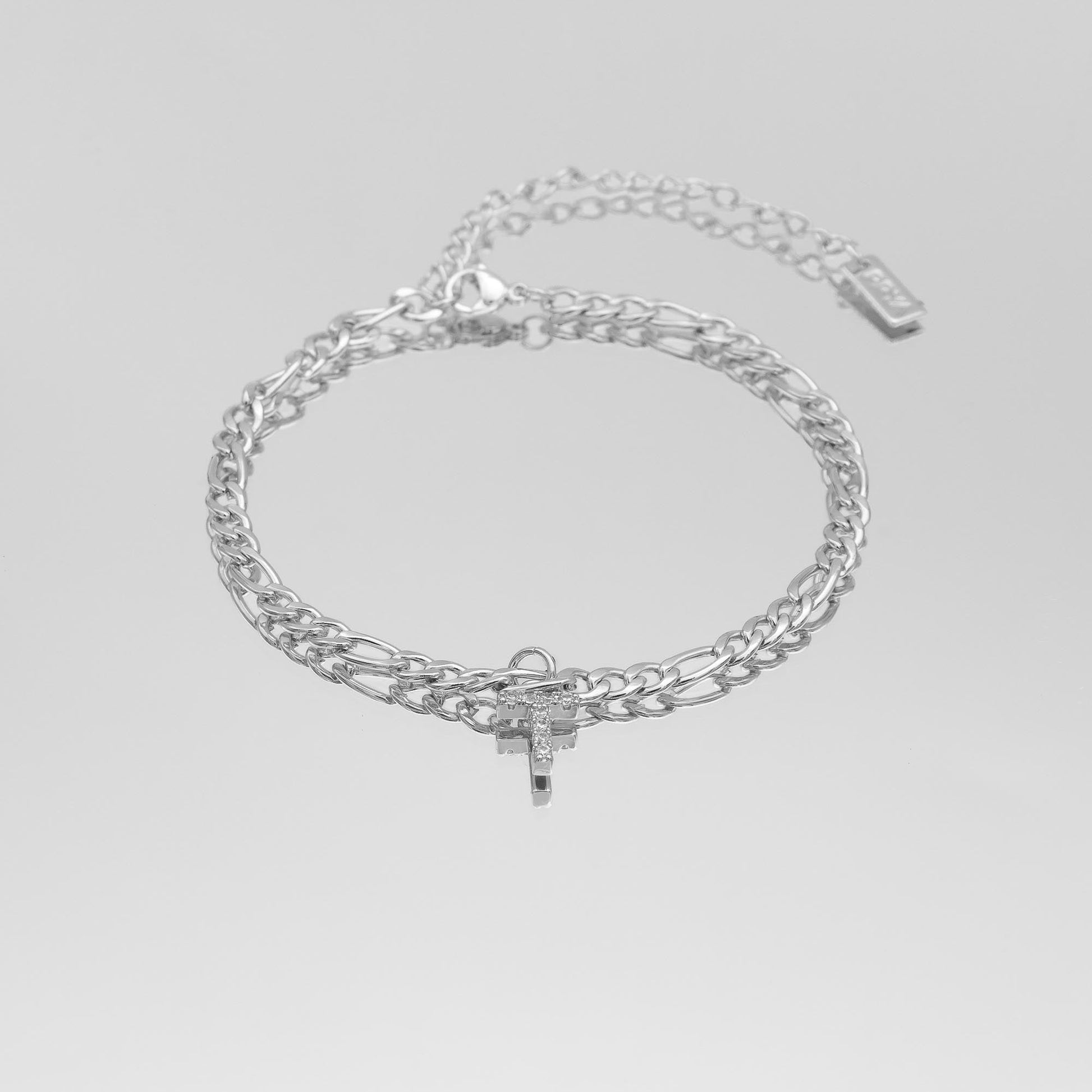 Pave Initial Anklet | Figaro - Image 46 - ISMI JEWELS