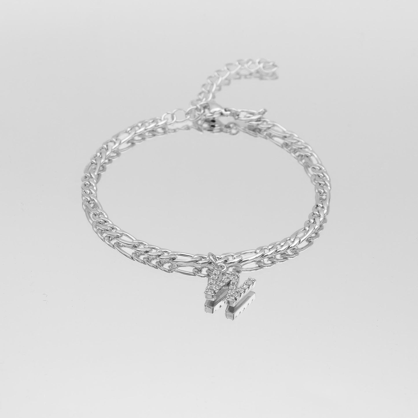 Pave Initial Anklet | Figaro - Image 49 - ISMI JEWELS
