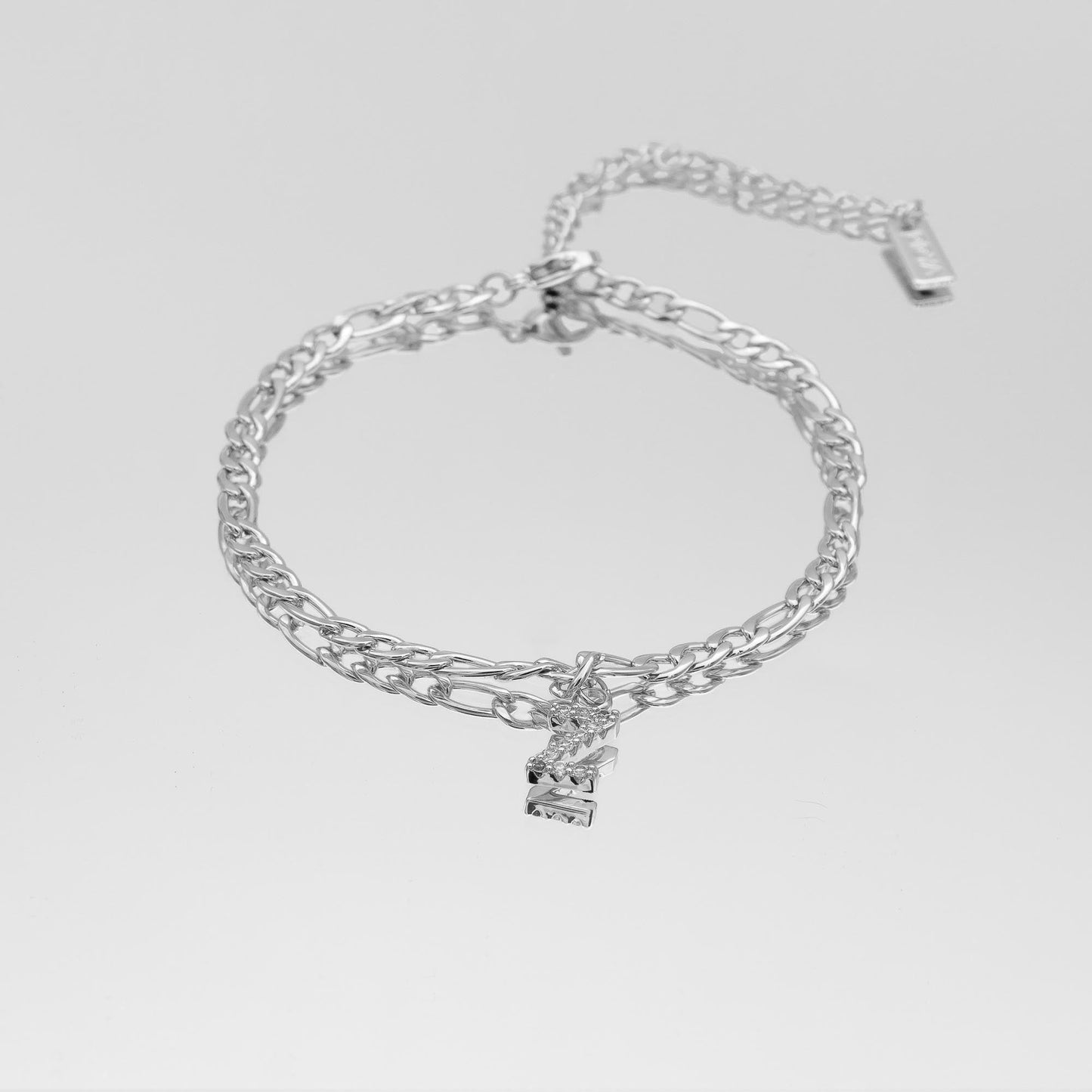 Pave Initial Anklet | Figaro - Image 52 - ISMI JEWELS