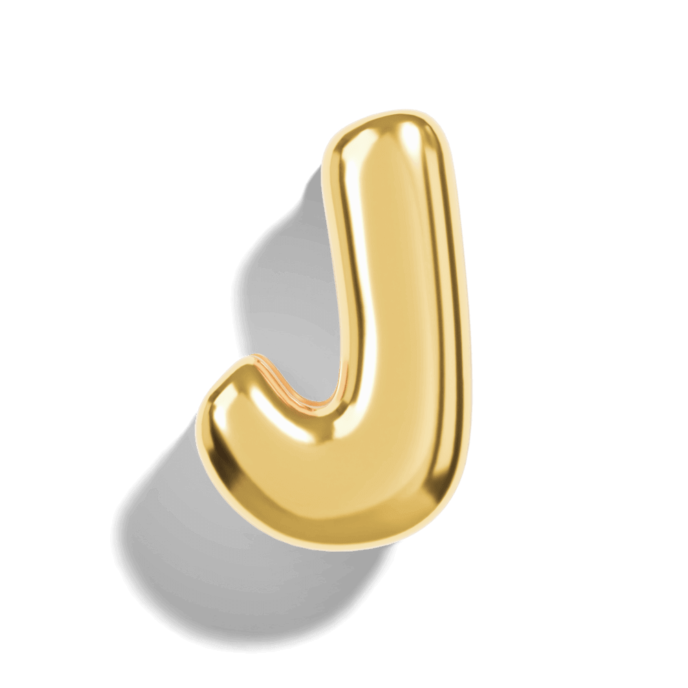 Micro Bubble Initial Necklace - Image 10 - ISMI JEWELS