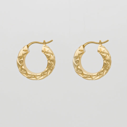 Kyla Hoop Earrings - Image 1 - ISMI JEWELS