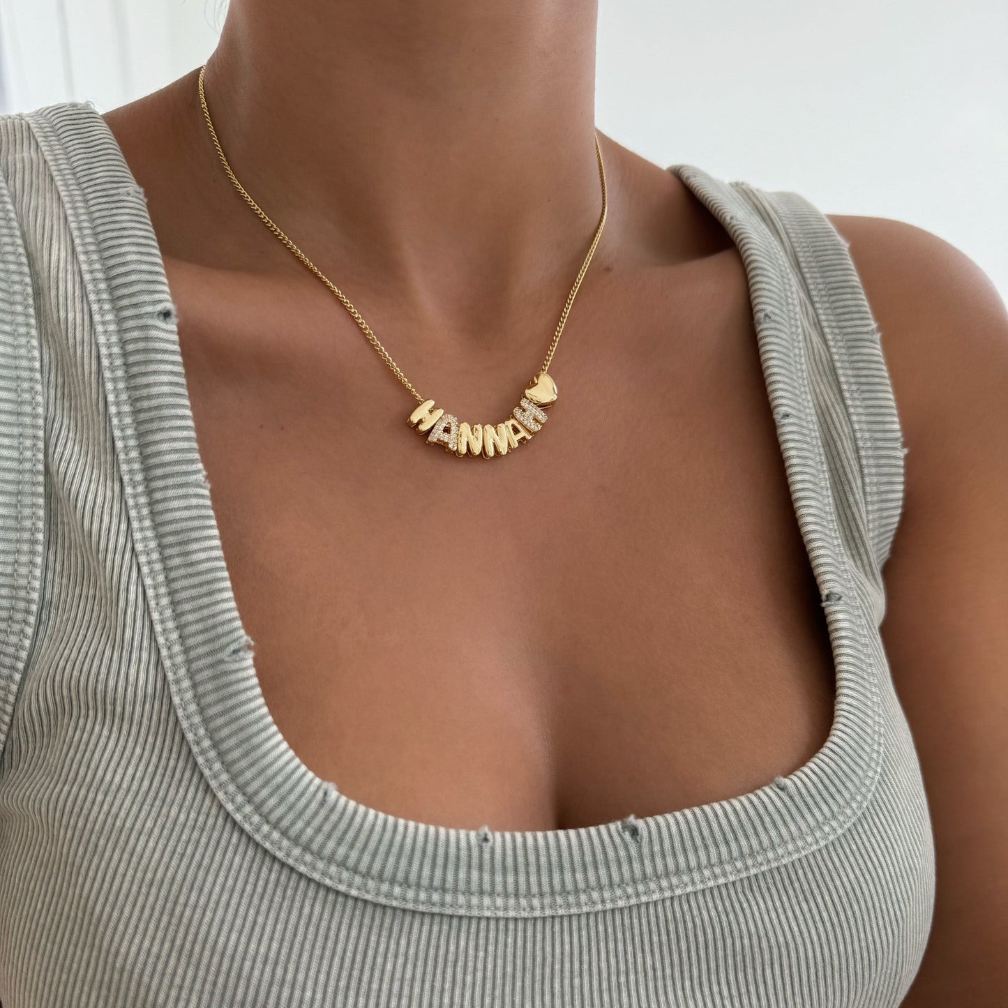 Personalized Bubble Charm Necklace - Image 10 - ISMI JEWELS