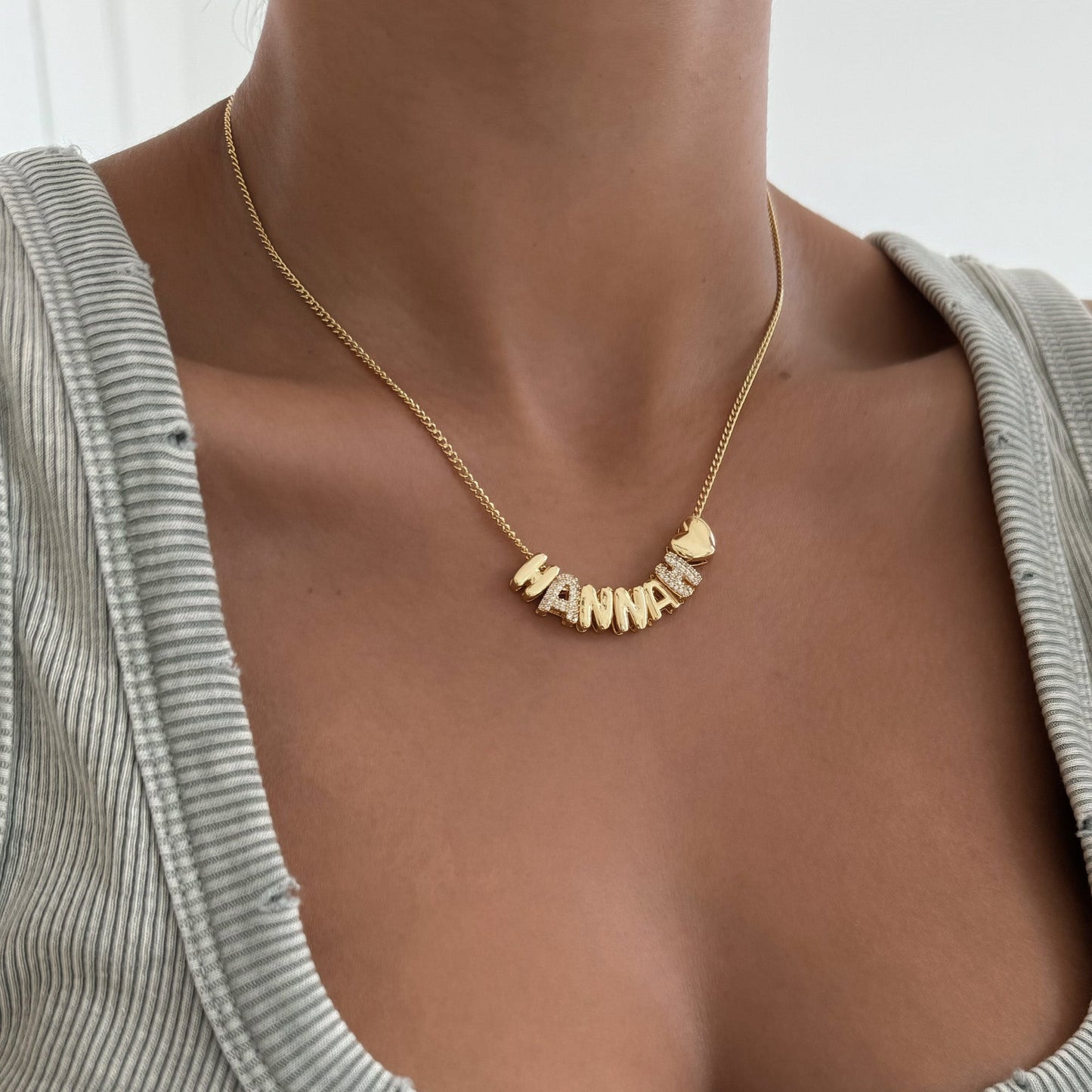 Personalized Bubble Charm Necklace - Image 8 - ISMI JEWELS