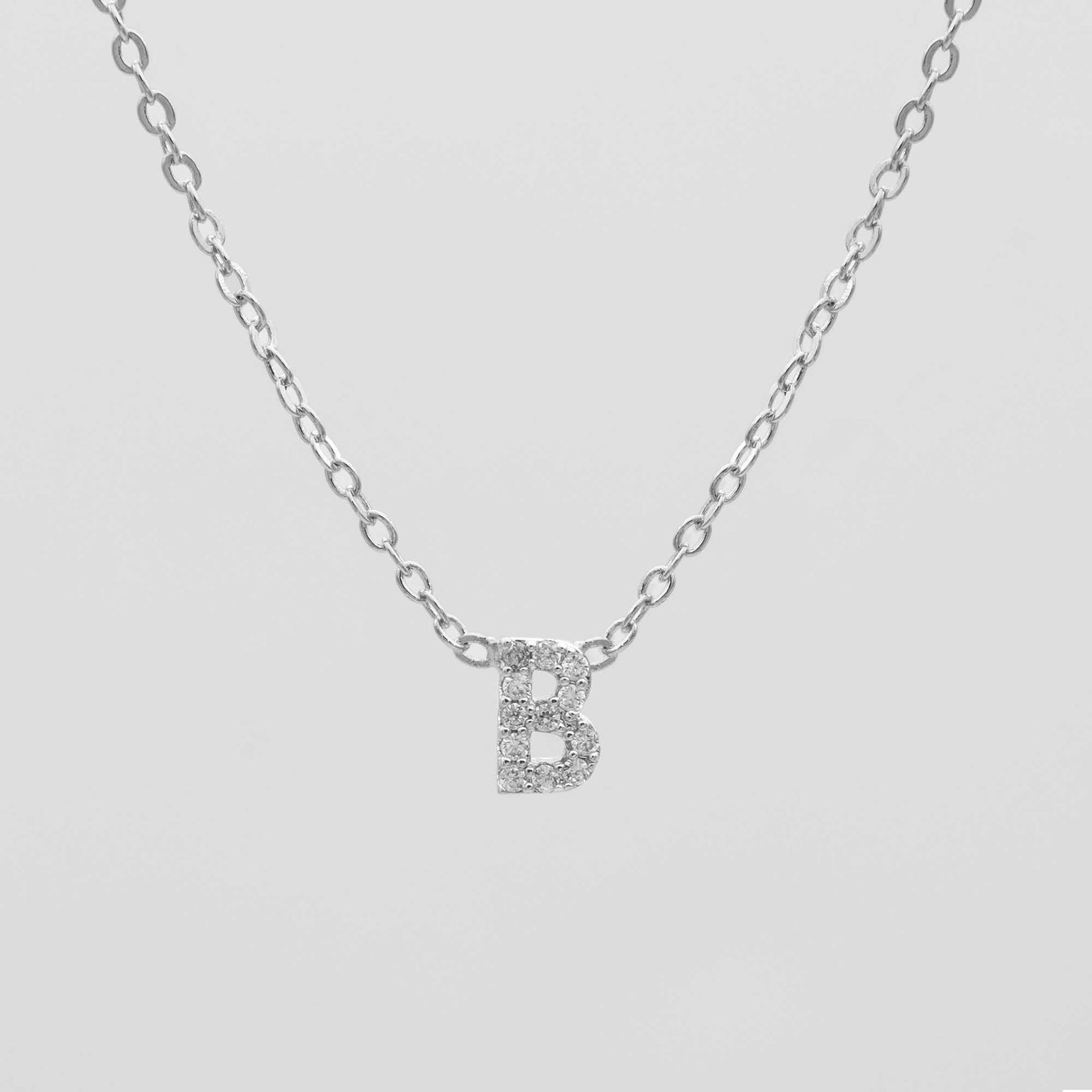 Maia Pave Initial Necklace - Image 30 - ISMI JEWELS