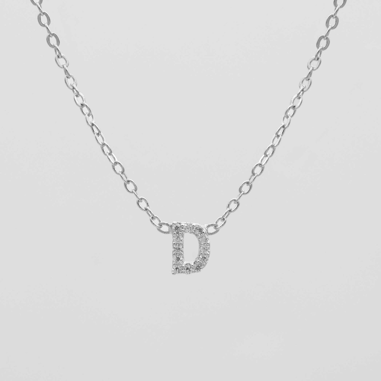 Maia Pave Initial Necklace - Image 32 - ISMI JEWELS