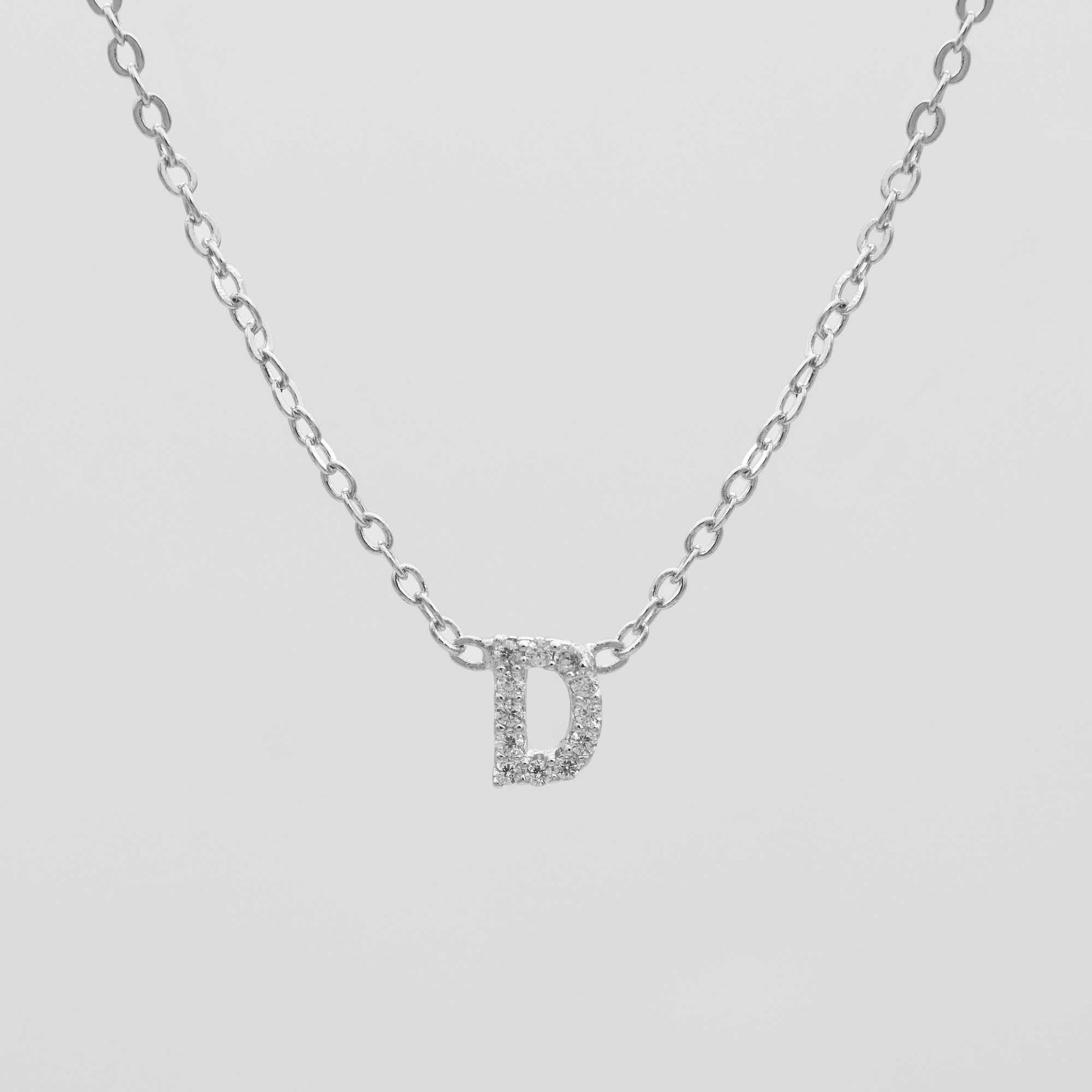 Maia Pave Initial Necklace - Image 32 - ISMI JEWELS