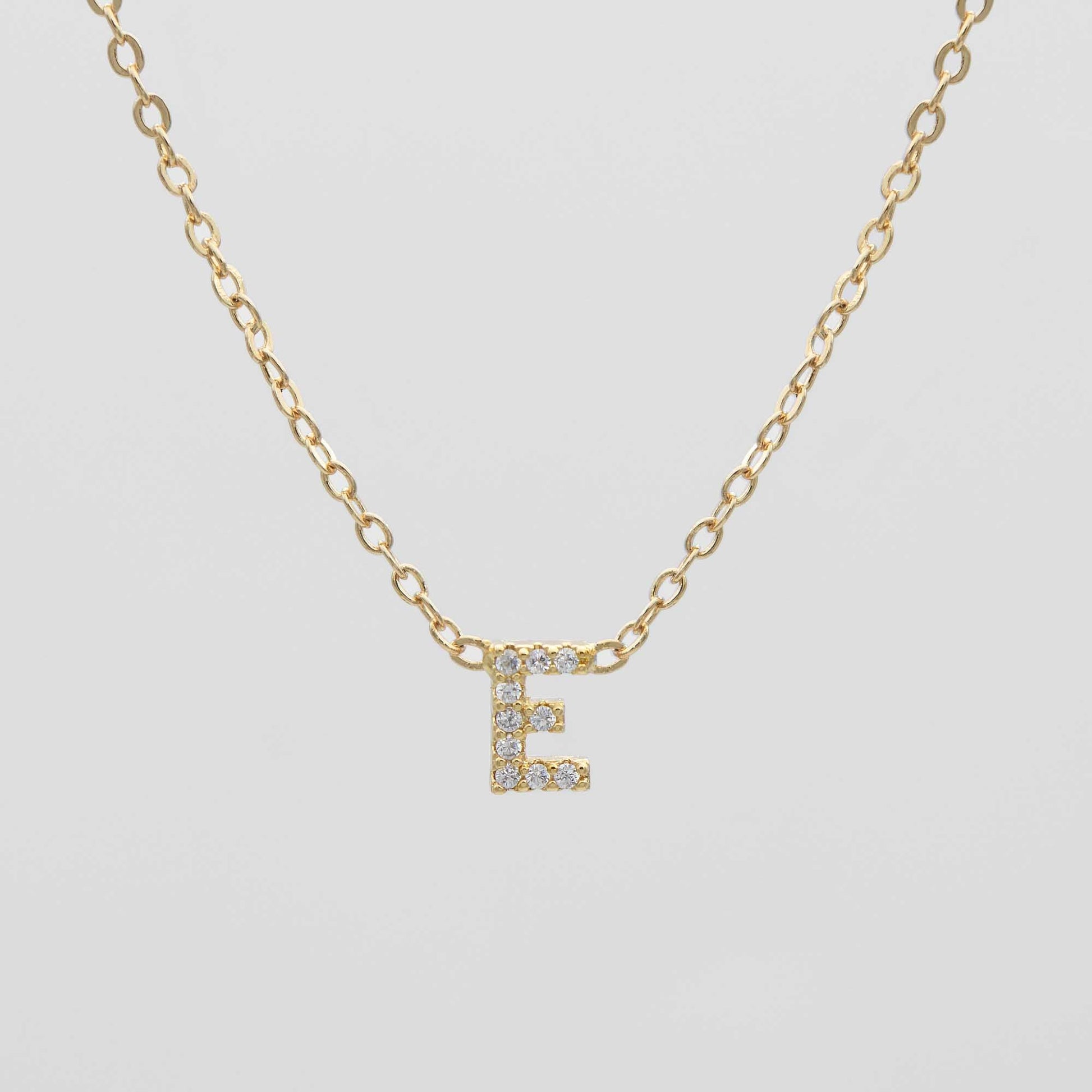 Maia Pave Initial Necklace - Image 8 - ISMI JEWELS