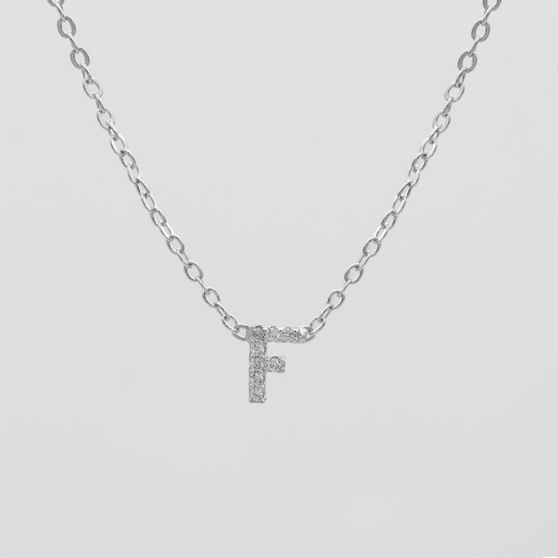 Maia Pave Initial Necklace - Image 34 - ISMI JEWELS