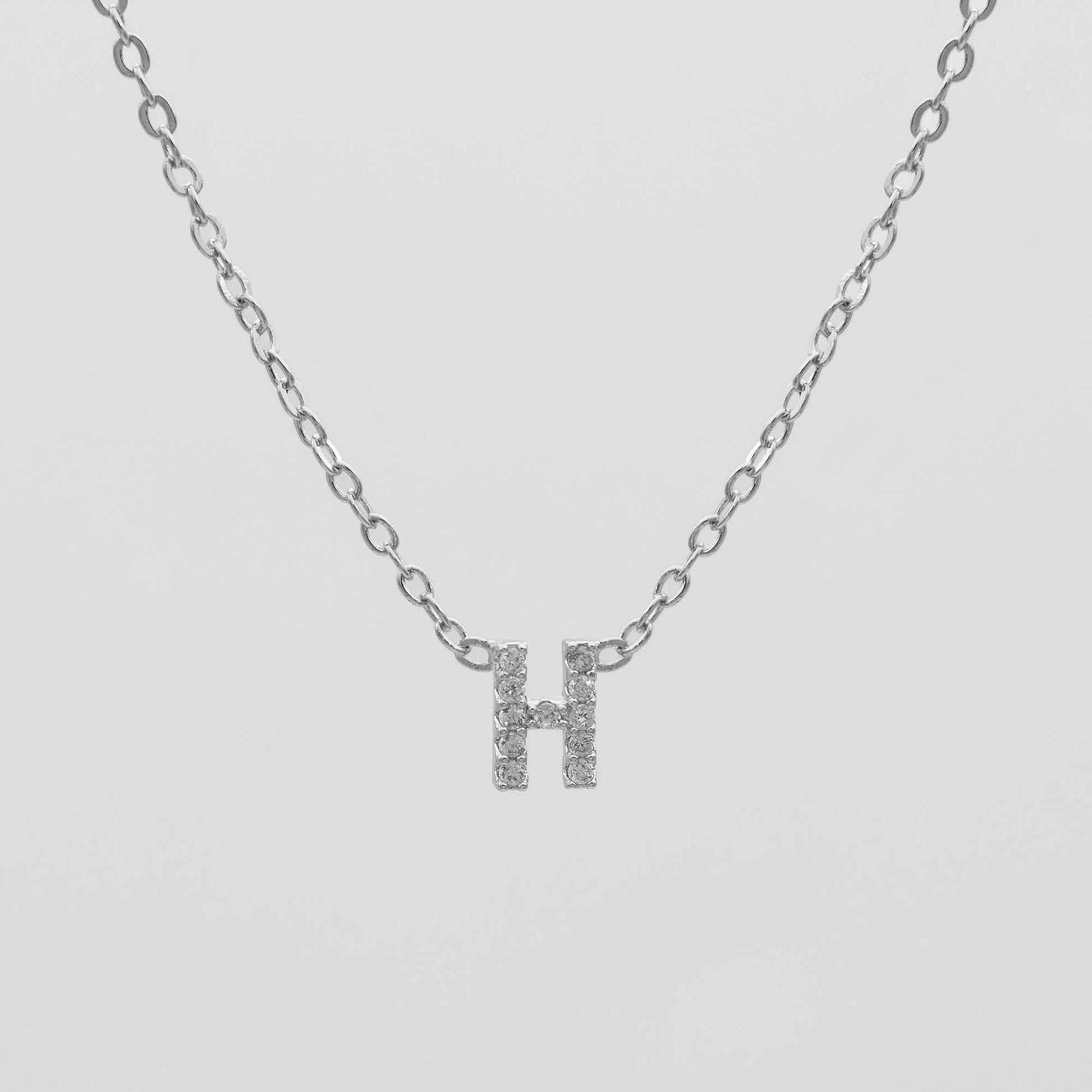 Maia Pave Initial Necklace - Image 36 - ISMI JEWELS