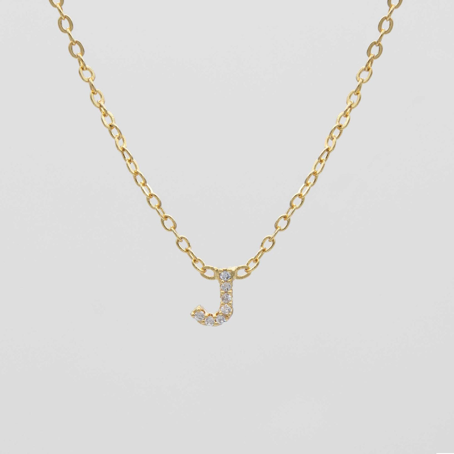 Maia Pave Initial Necklace - Image 13 - ISMI JEWELS