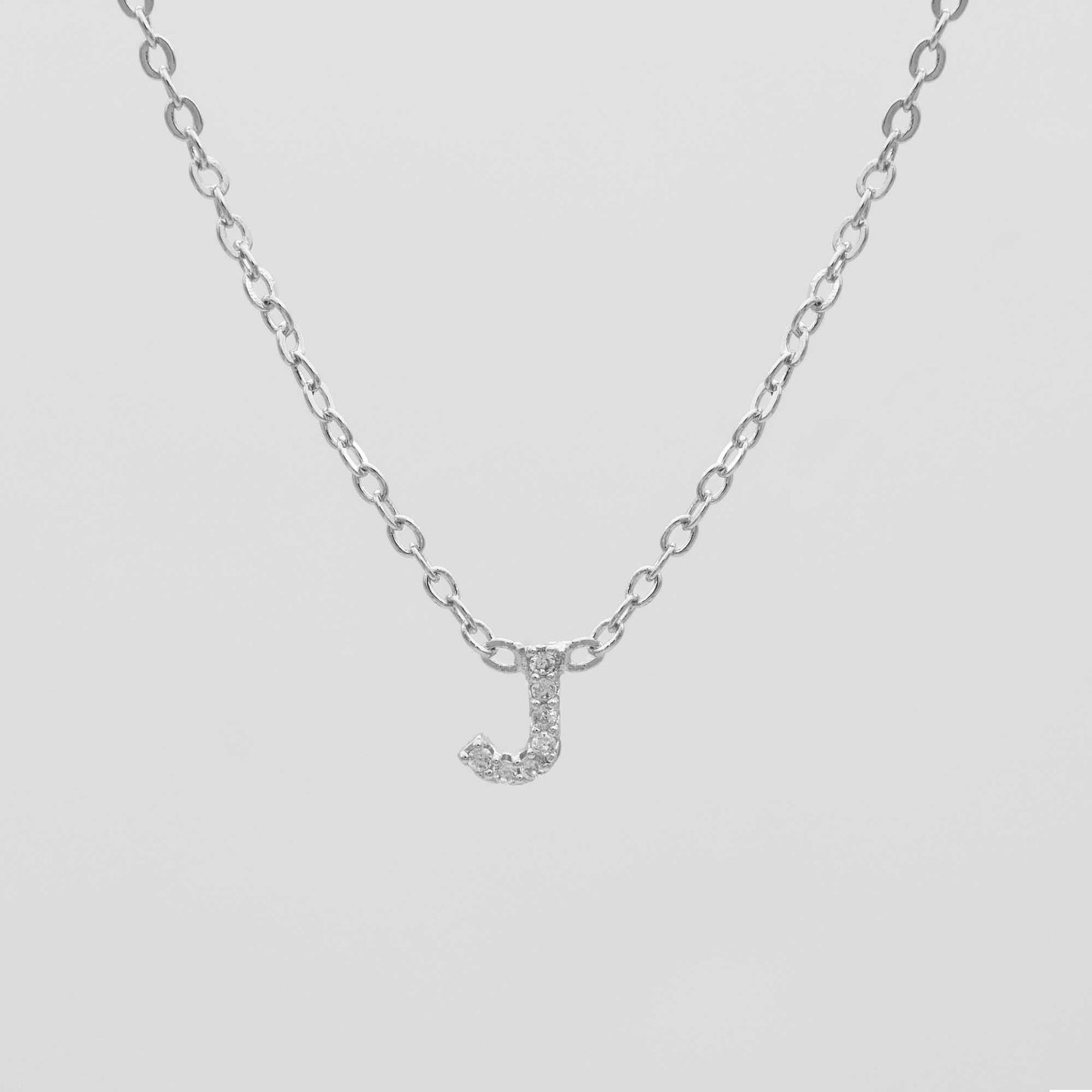Maia Pave Initial Necklace - Image 38 - ISMI JEWELS