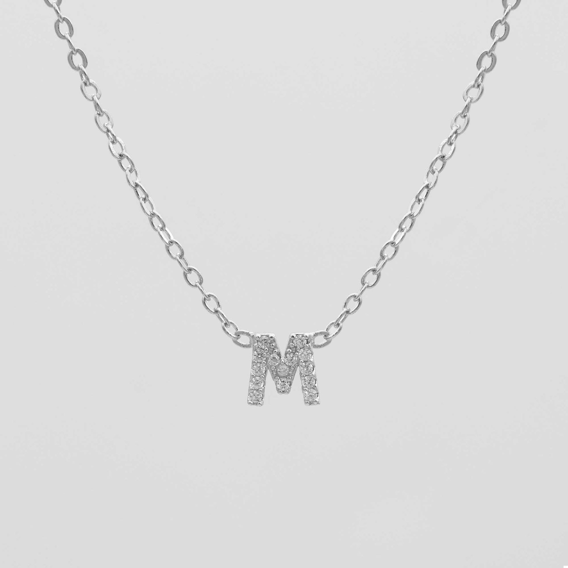 Maia Pave Initial Necklace - Image 41 - ISMI JEWELS