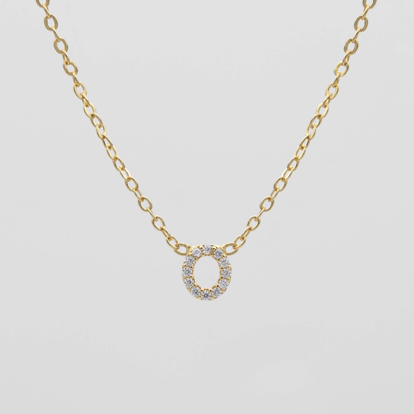 Maia Pave Initial Necklace - Image 18 - ISMI JEWELS