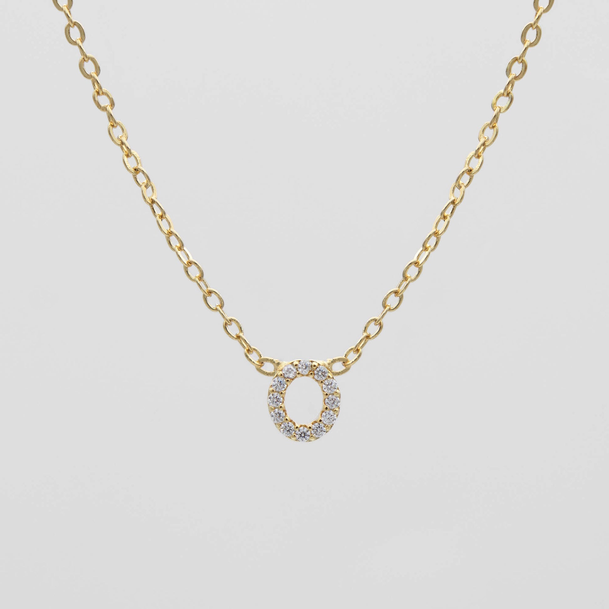 Maia Pave Initial Necklace - Image 18 - ISMI JEWELS