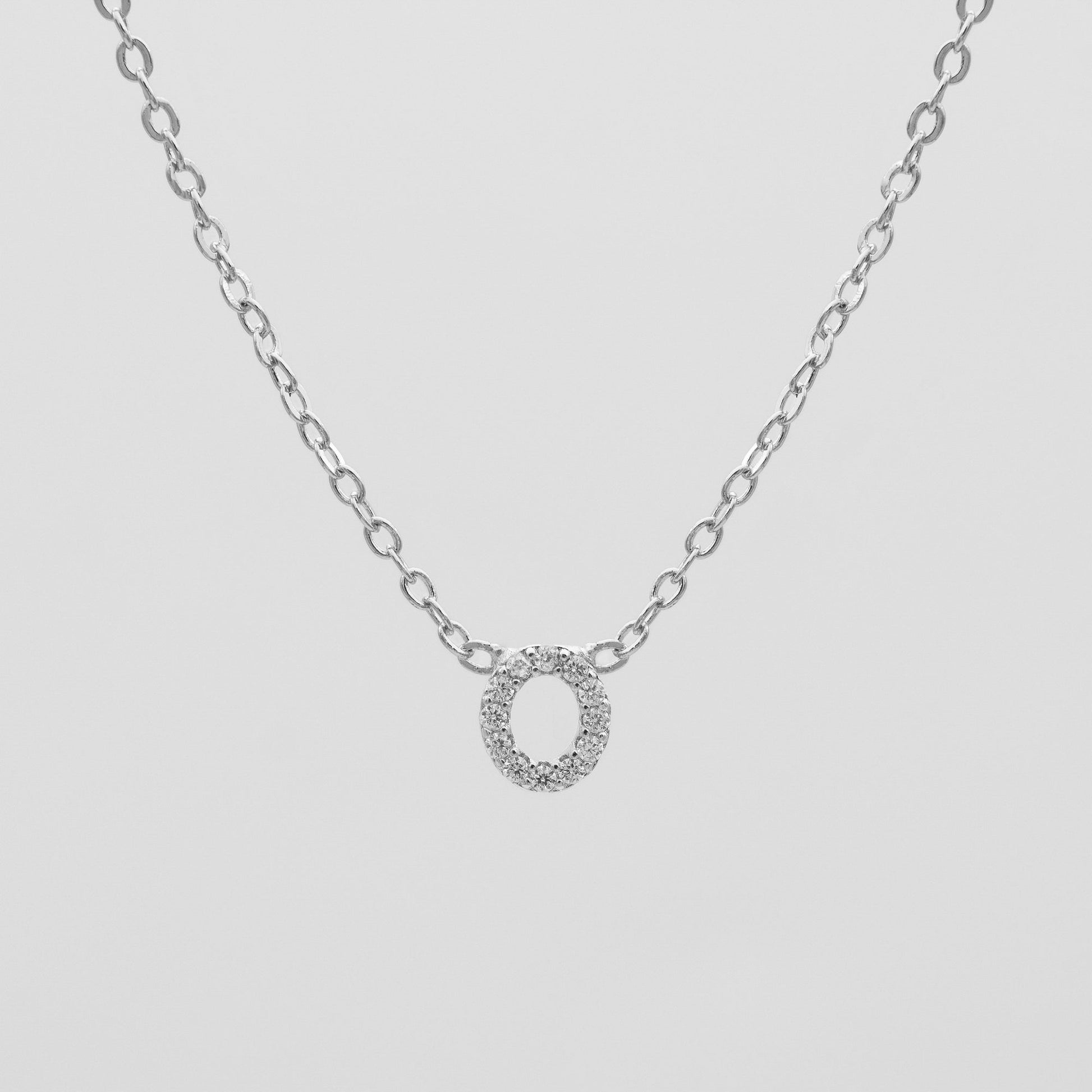 Maia Pave Initial Necklace - Image 53 - ISMI JEWELS