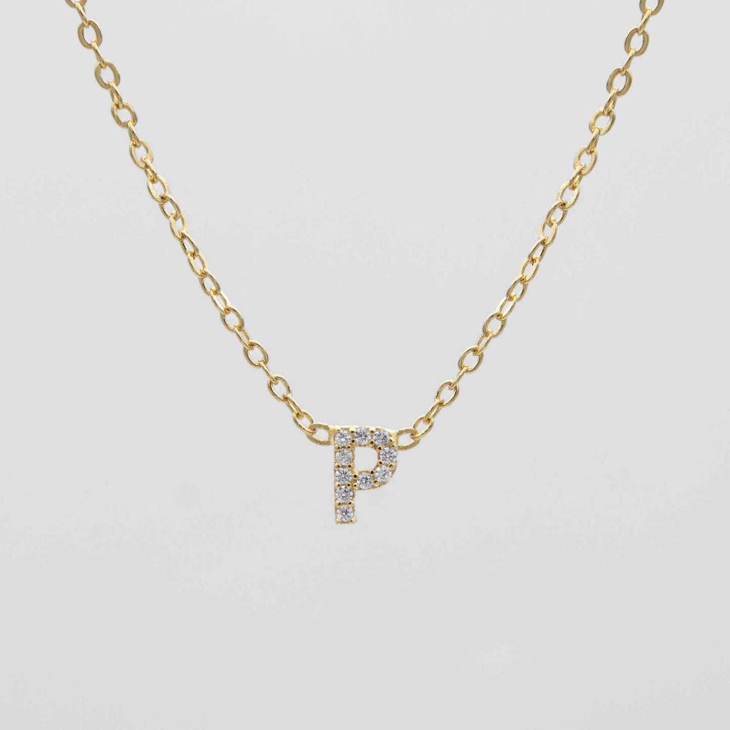 Maia Pave Initial Necklace - Image 19 - ISMI JEWELS