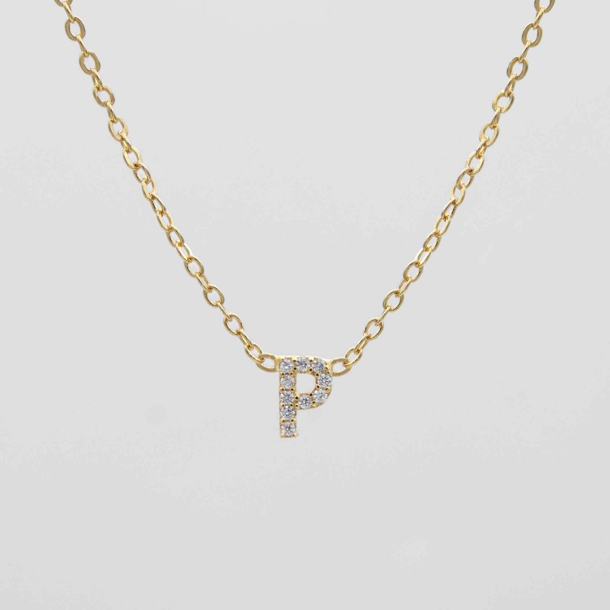 Maia Pave Initial Necklace - Image 19 - ISMI JEWELS