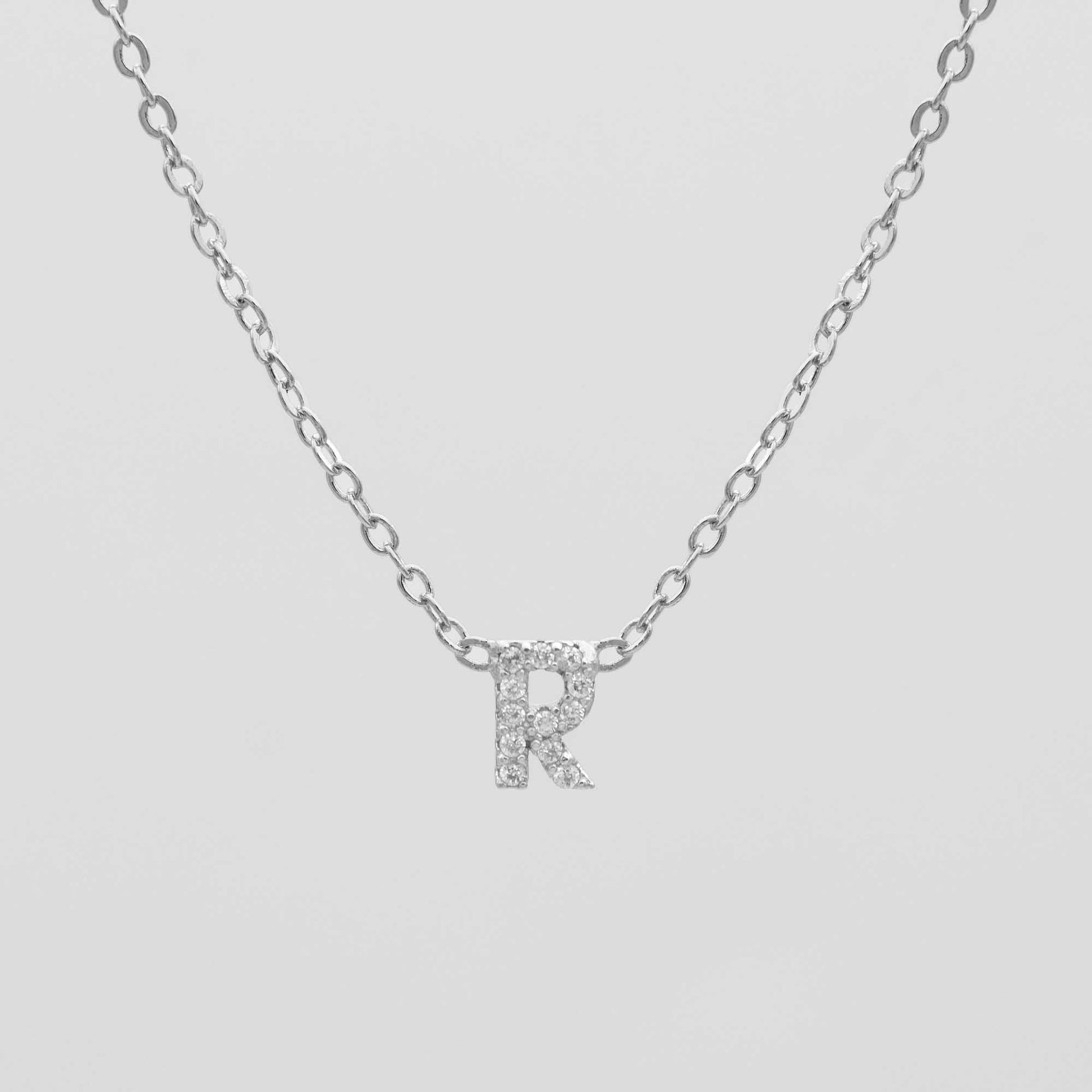 Maia Pave Initial Necklace - Image 43 - ISMI JEWELS