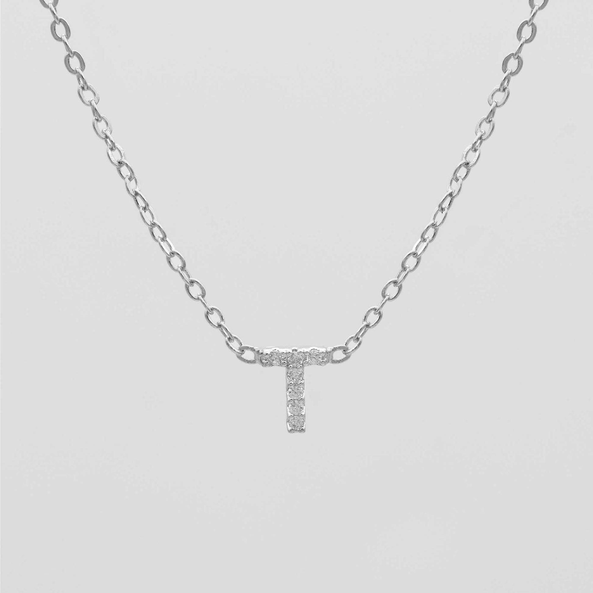 Maia Pave Initial Necklace - Image 45 - ISMI JEWELS