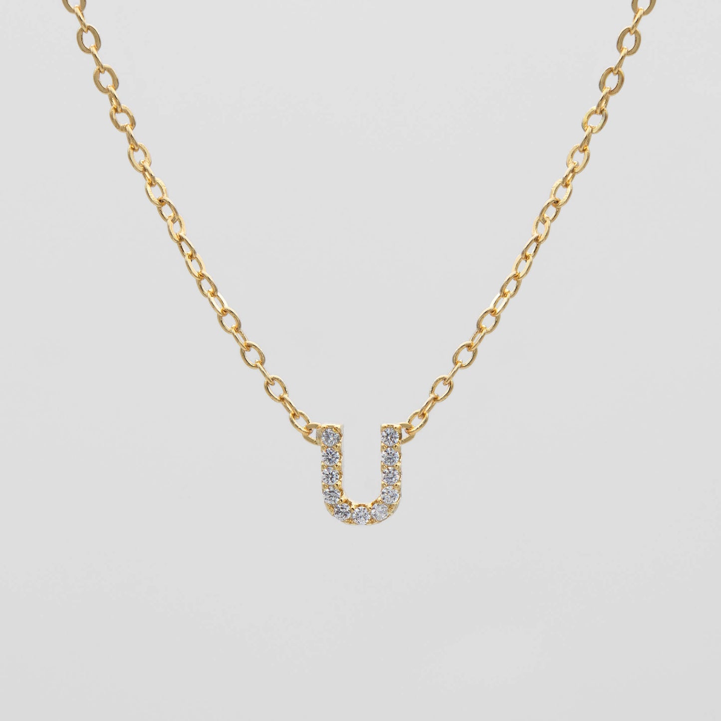 Maia Pave Initial Necklace - Image 24 - ISMI JEWELS
