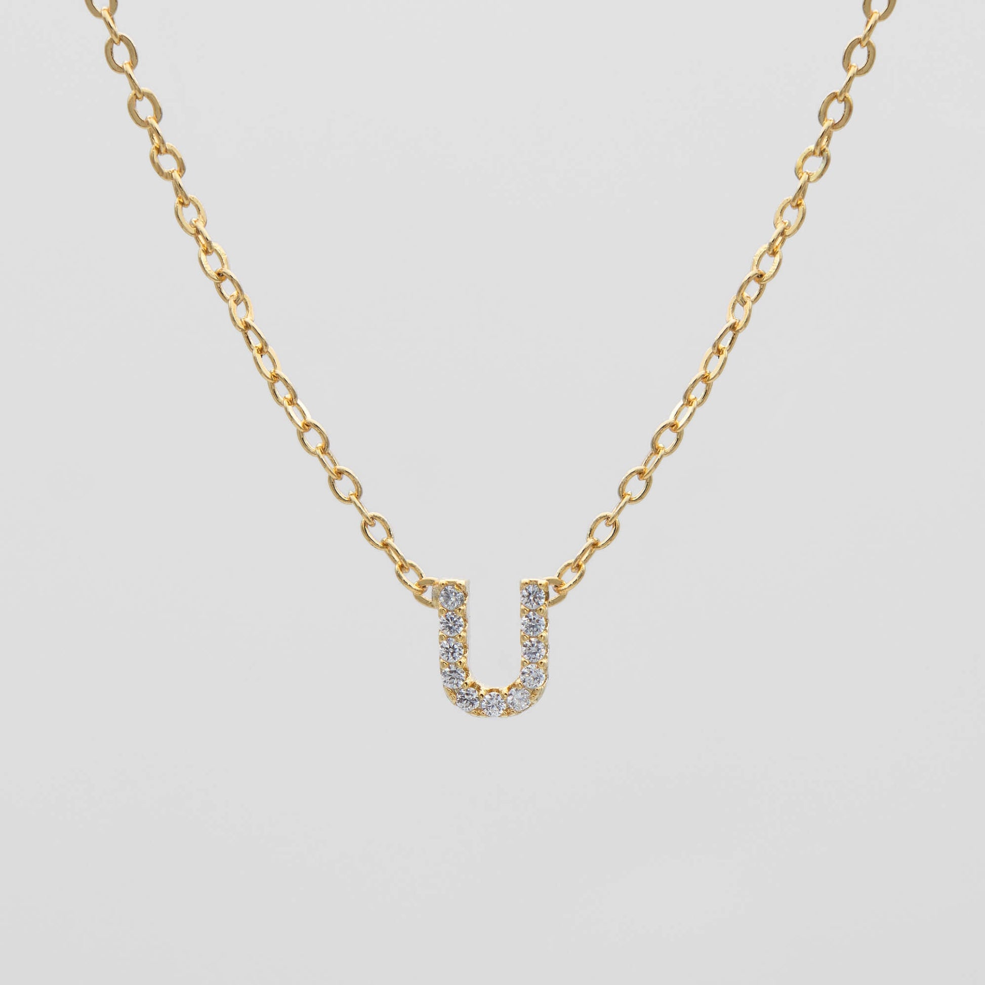 Maia Pave Initial Necklace - Image 24 - ISMI JEWELS