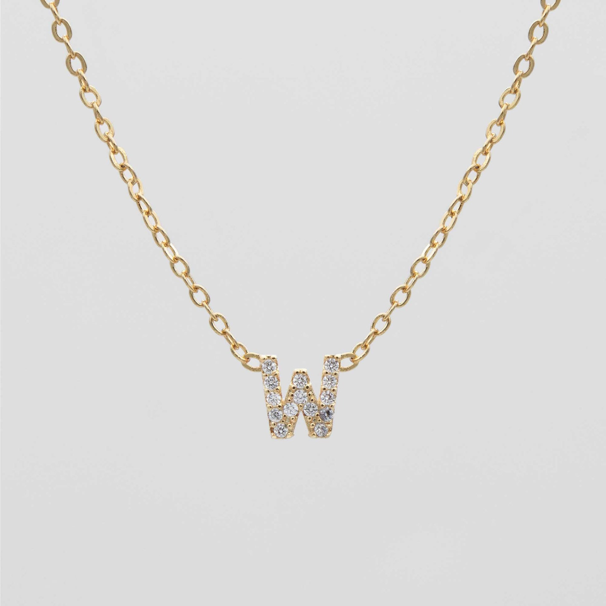 Maia Pave Initial Necklace - Image 26 - ISMI JEWELS