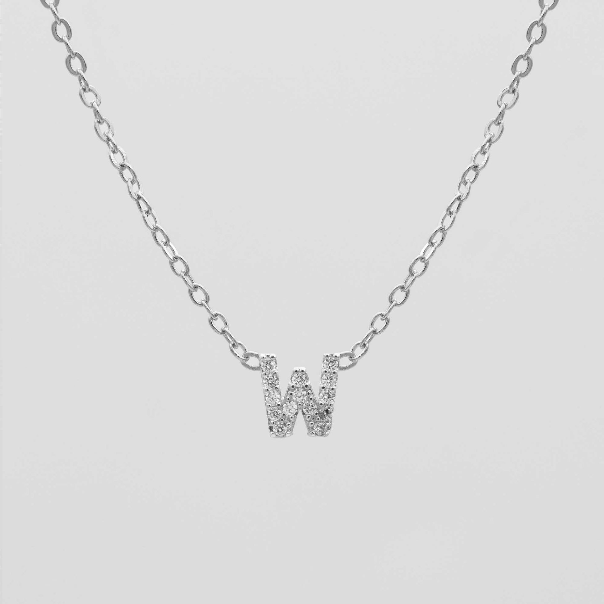 Maia Pave Initial Necklace - Image 48 - ISMI JEWELS