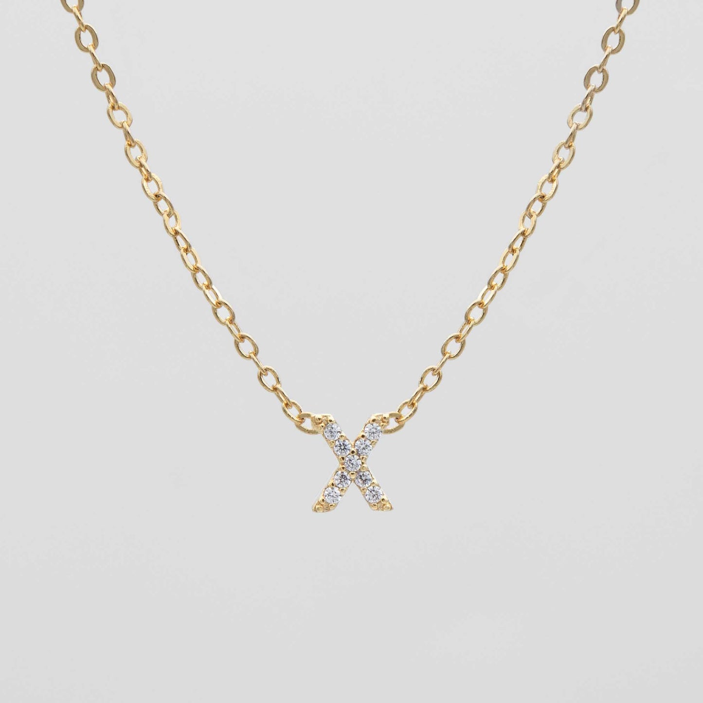 Maia Pave Initial Necklace - Image 27 - ISMI JEWELS