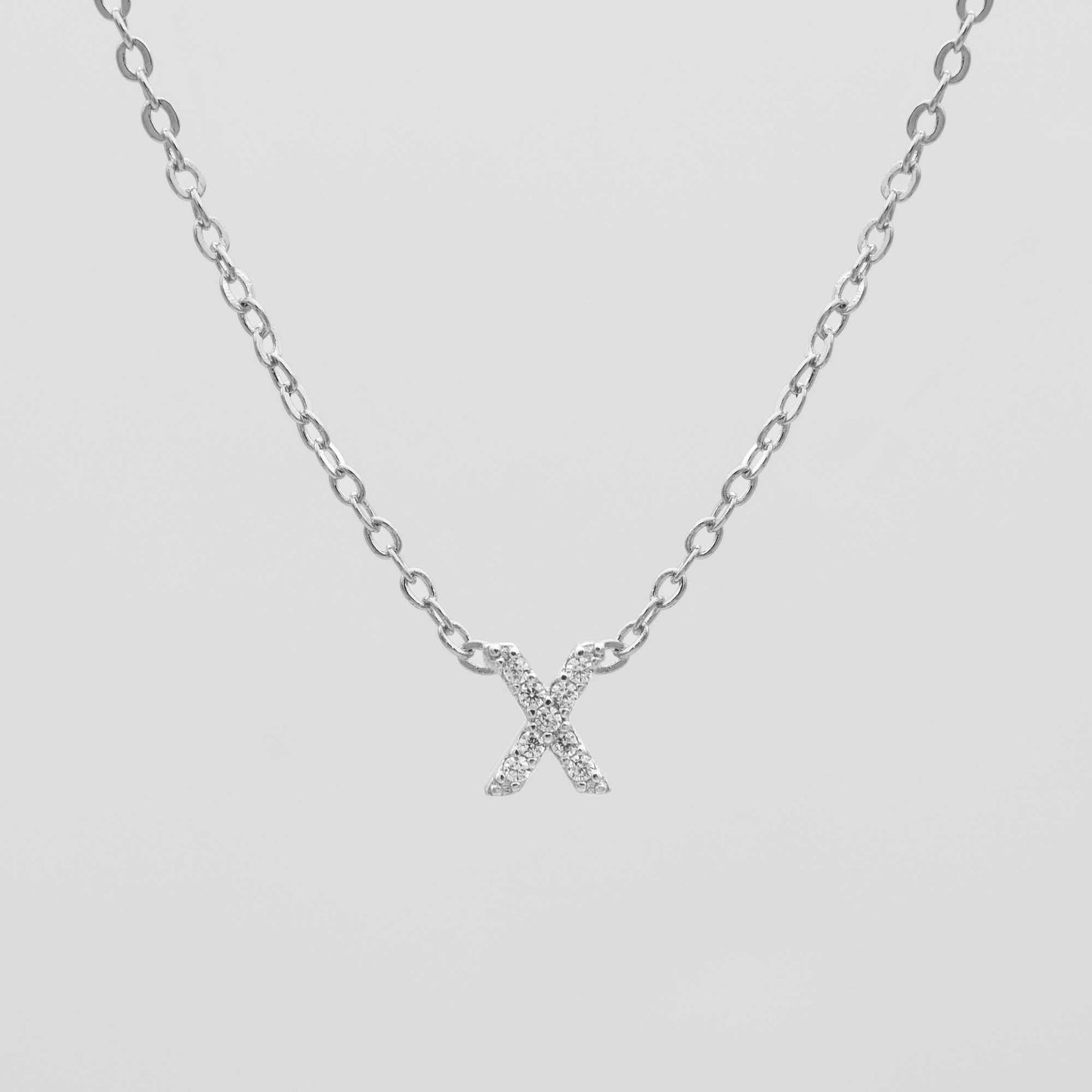 Maia Pave Initial Necklace - Image 49 - ISMI JEWELS