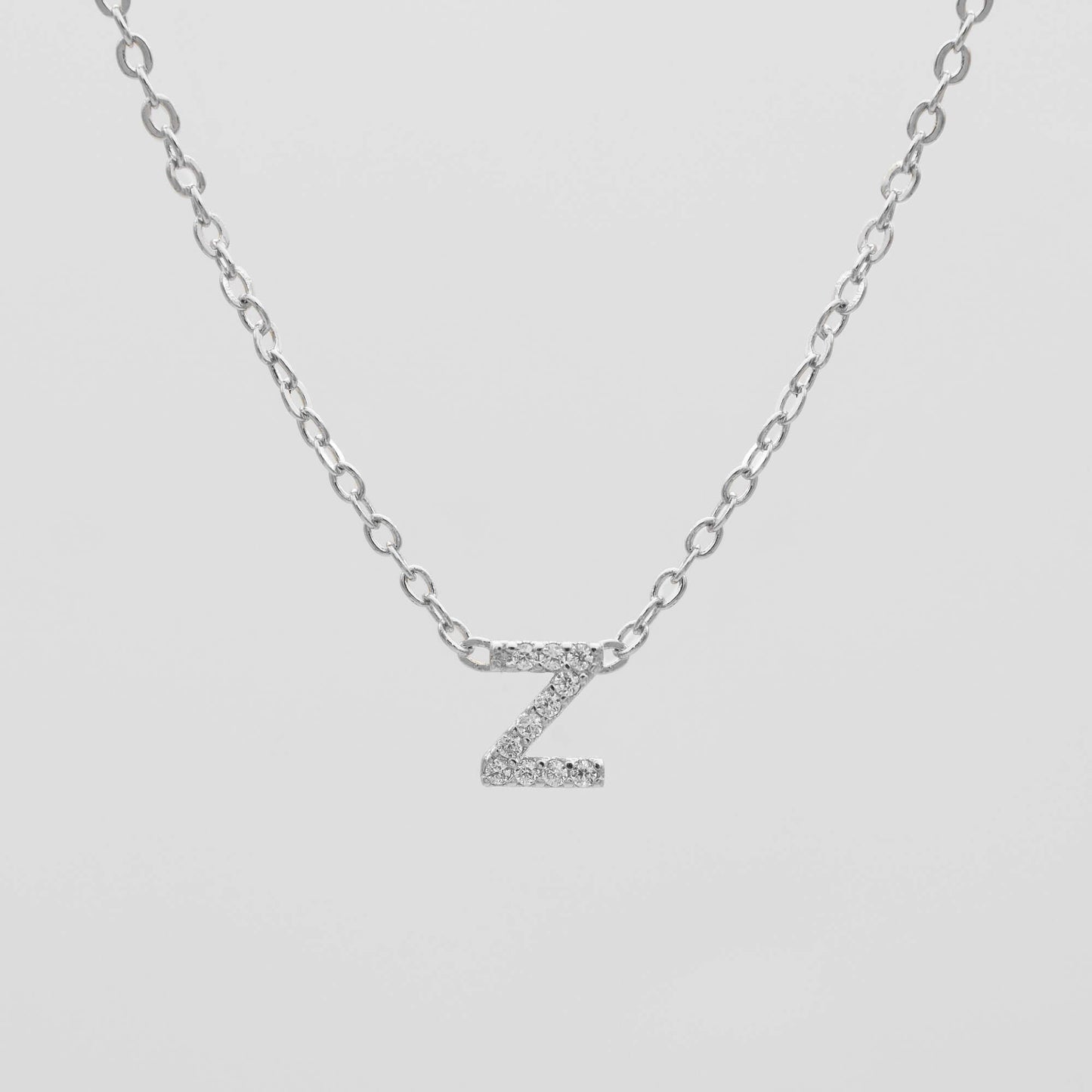 Maia Pave Initial Necklace - Image 51 - ISMI JEWELS