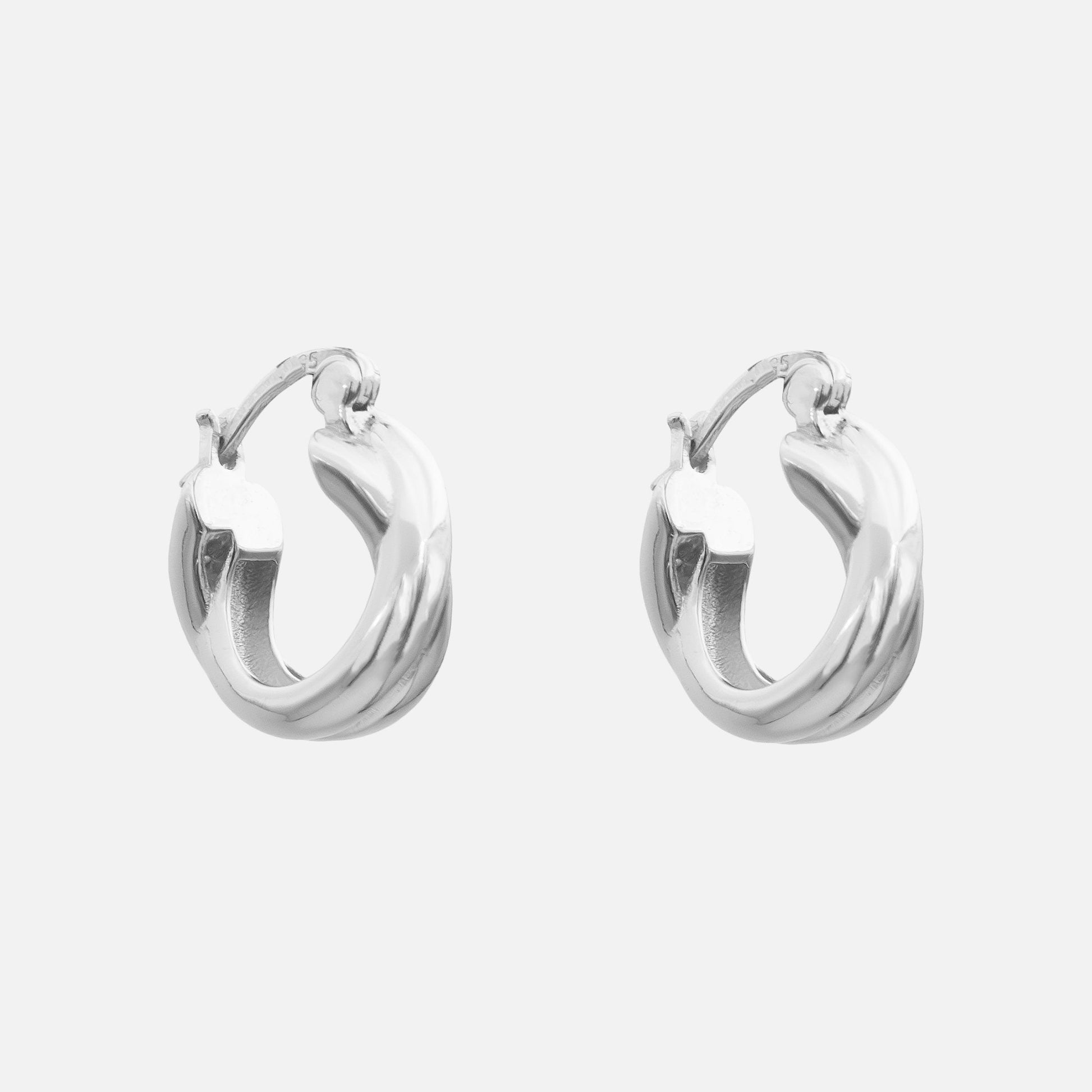 Liora Huggie Earrings - Image 3 - ISMI JEWELS