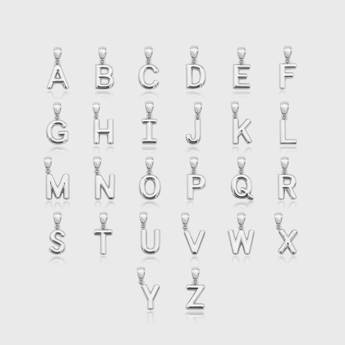 Mini Bubble Initial Necklace - Image 4 - ISMI JEWELS