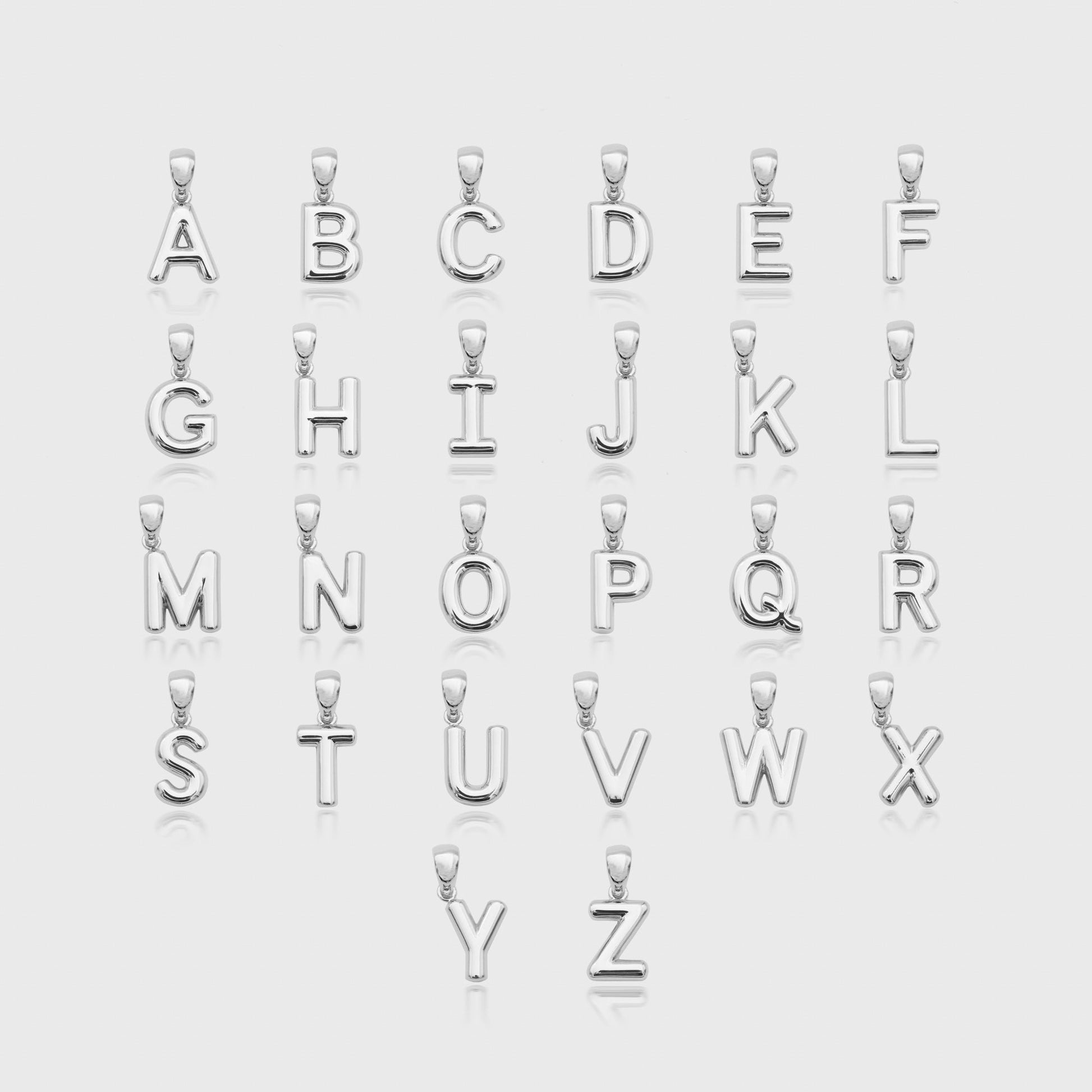 Mini Bubble Initial Necklace - Image 4 - ISMI JEWELS