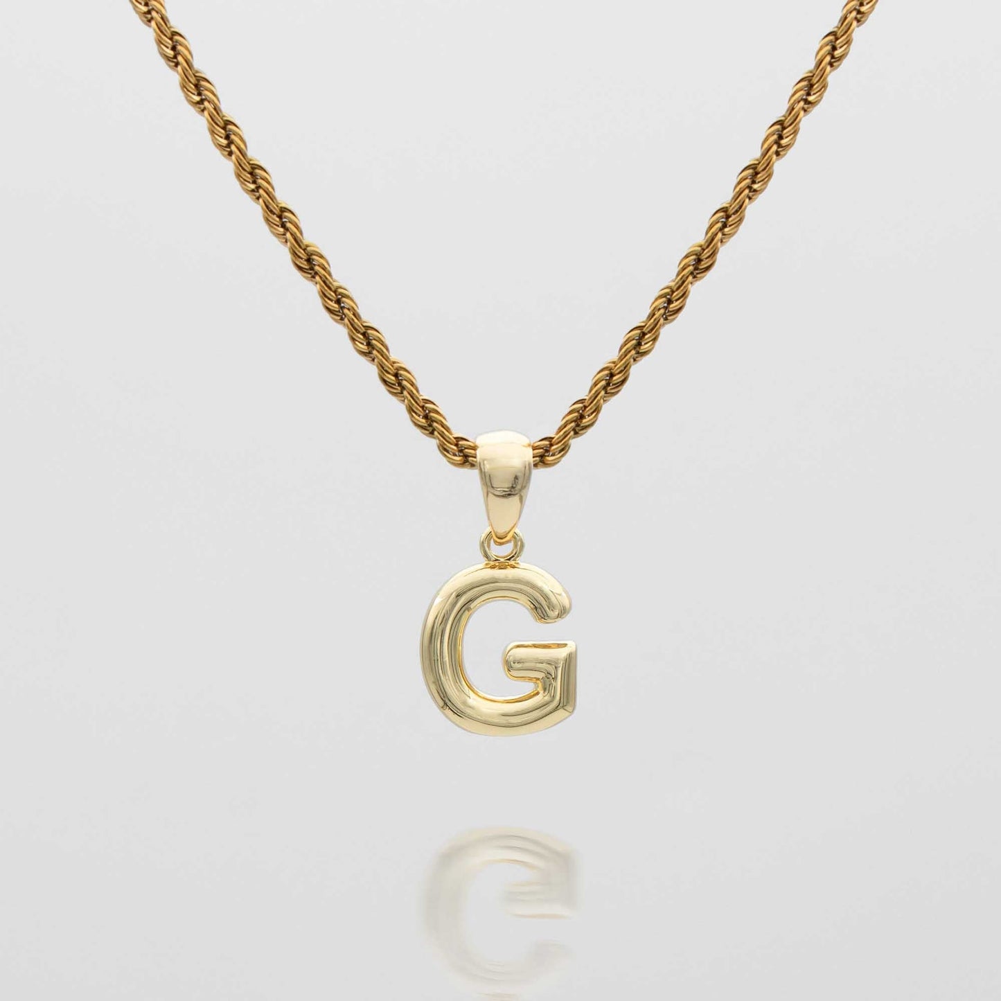 Mini Bubble Initial Necklace - Image 17 - ISMI JEWELS