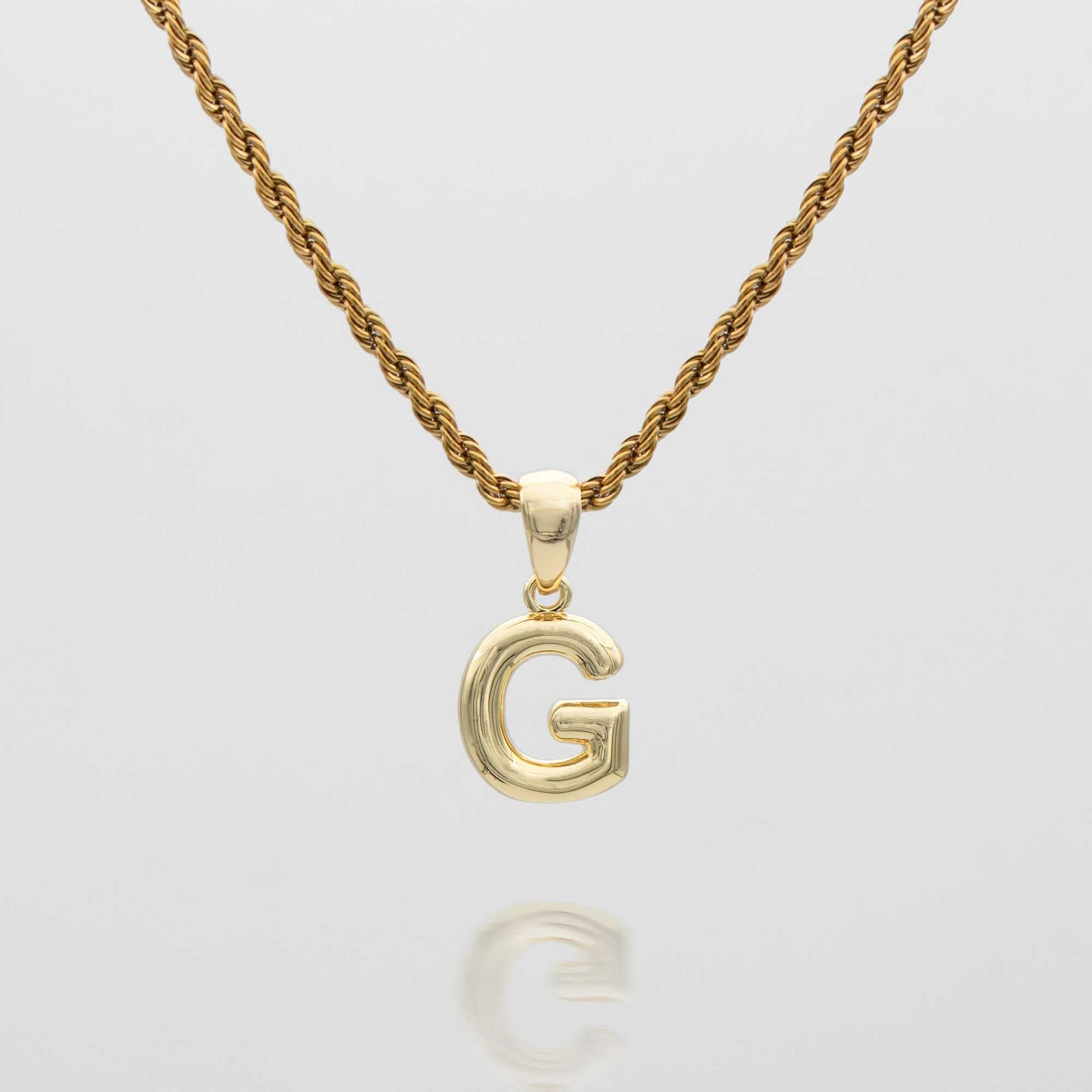 Mini Bubble Initial Necklace - Image 17 - ISMI JEWELS