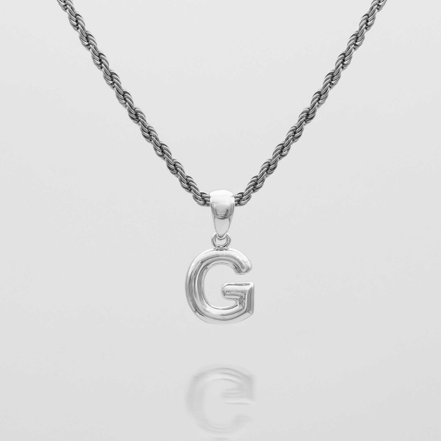 Mini Bubble Initial Necklace - Image 18 - ISMI JEWELS