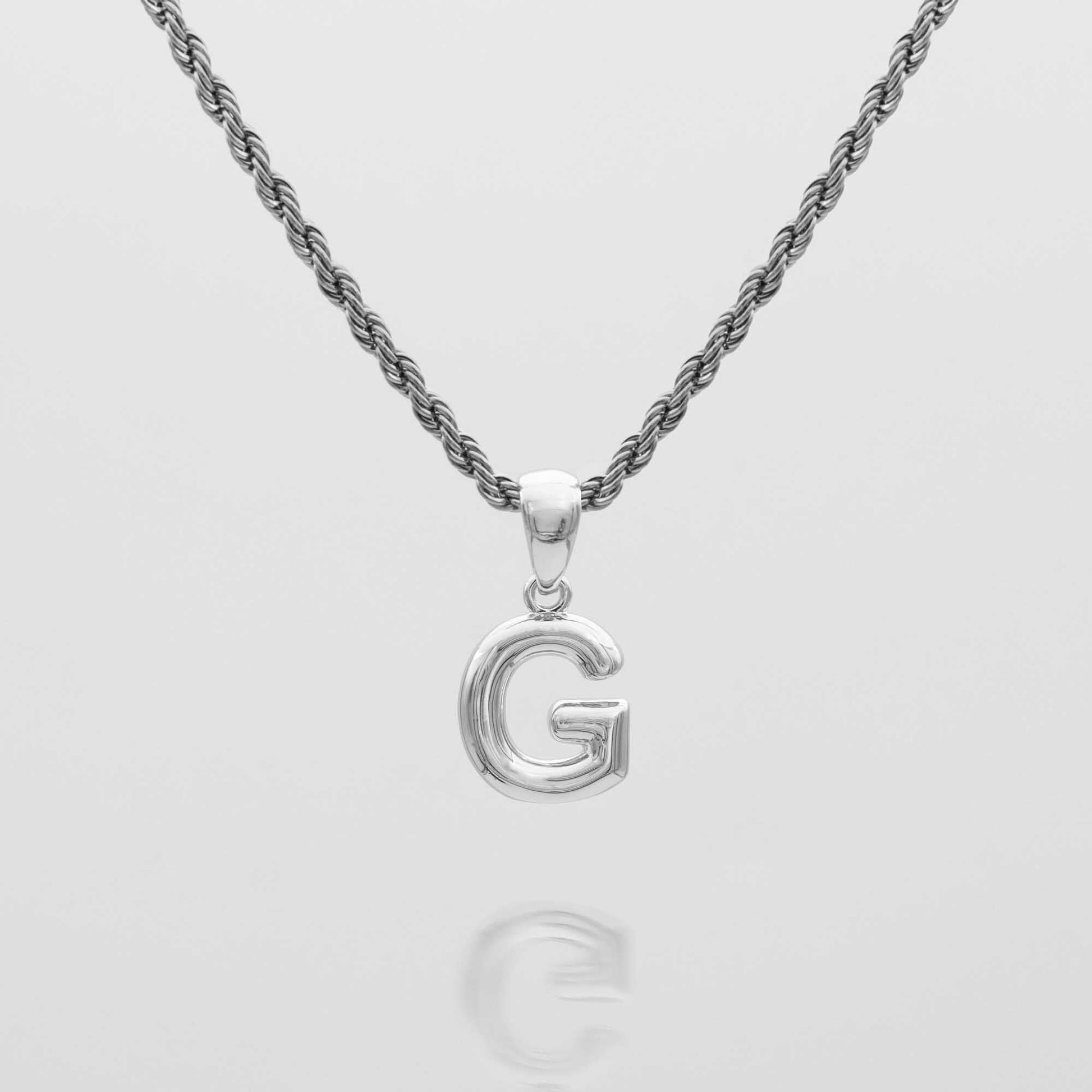 Mini Bubble Initial Necklace - Image 18 - ISMI JEWELS