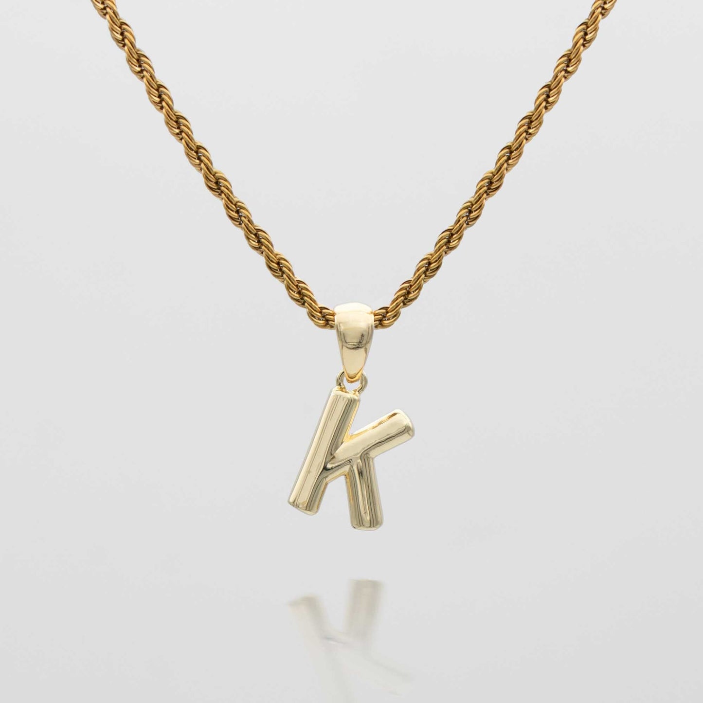 Mini Bubble Initial Necklace - Image 25 - ISMI JEWELS