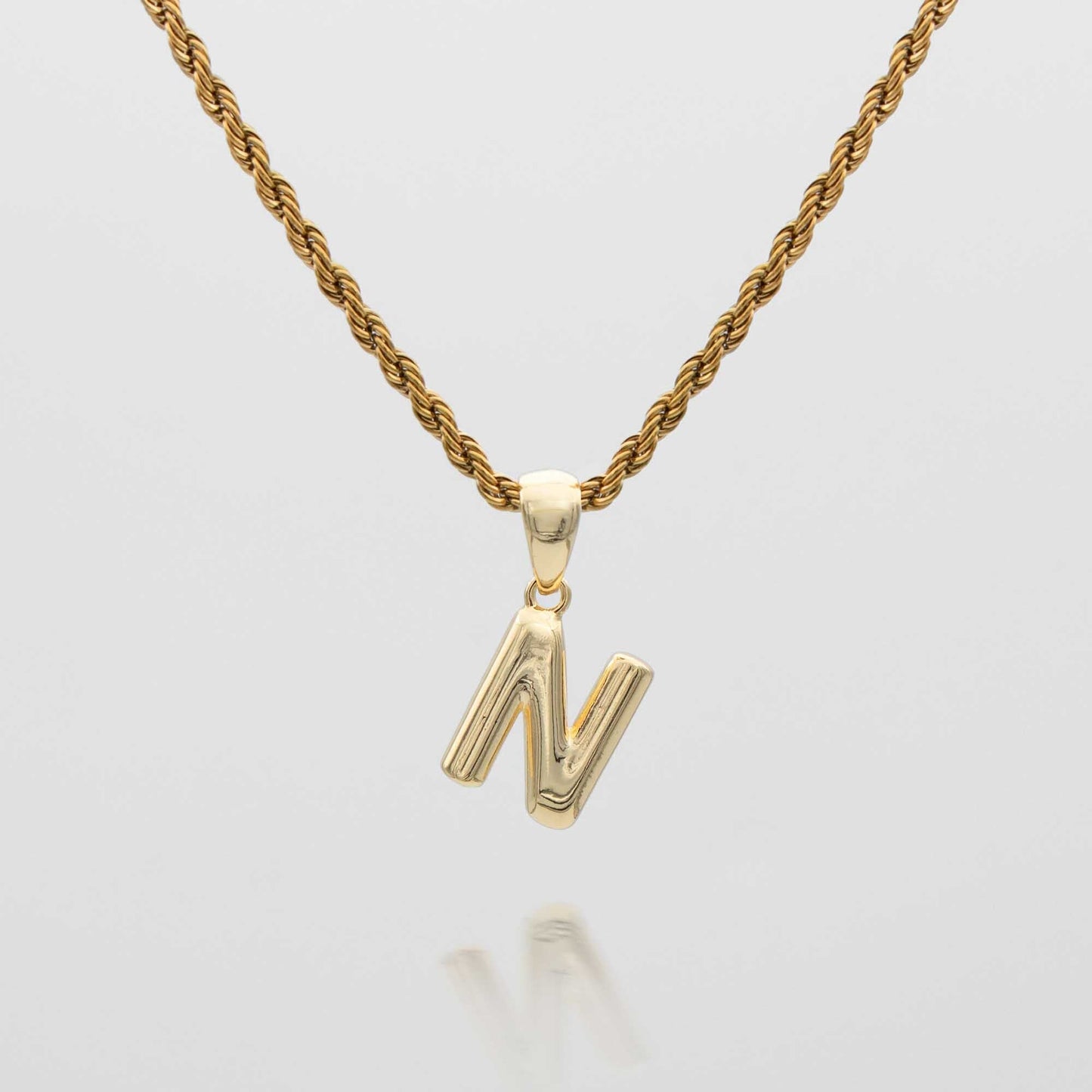 Mini Bubble Initial Necklace - Image 30 - ISMI JEWELS