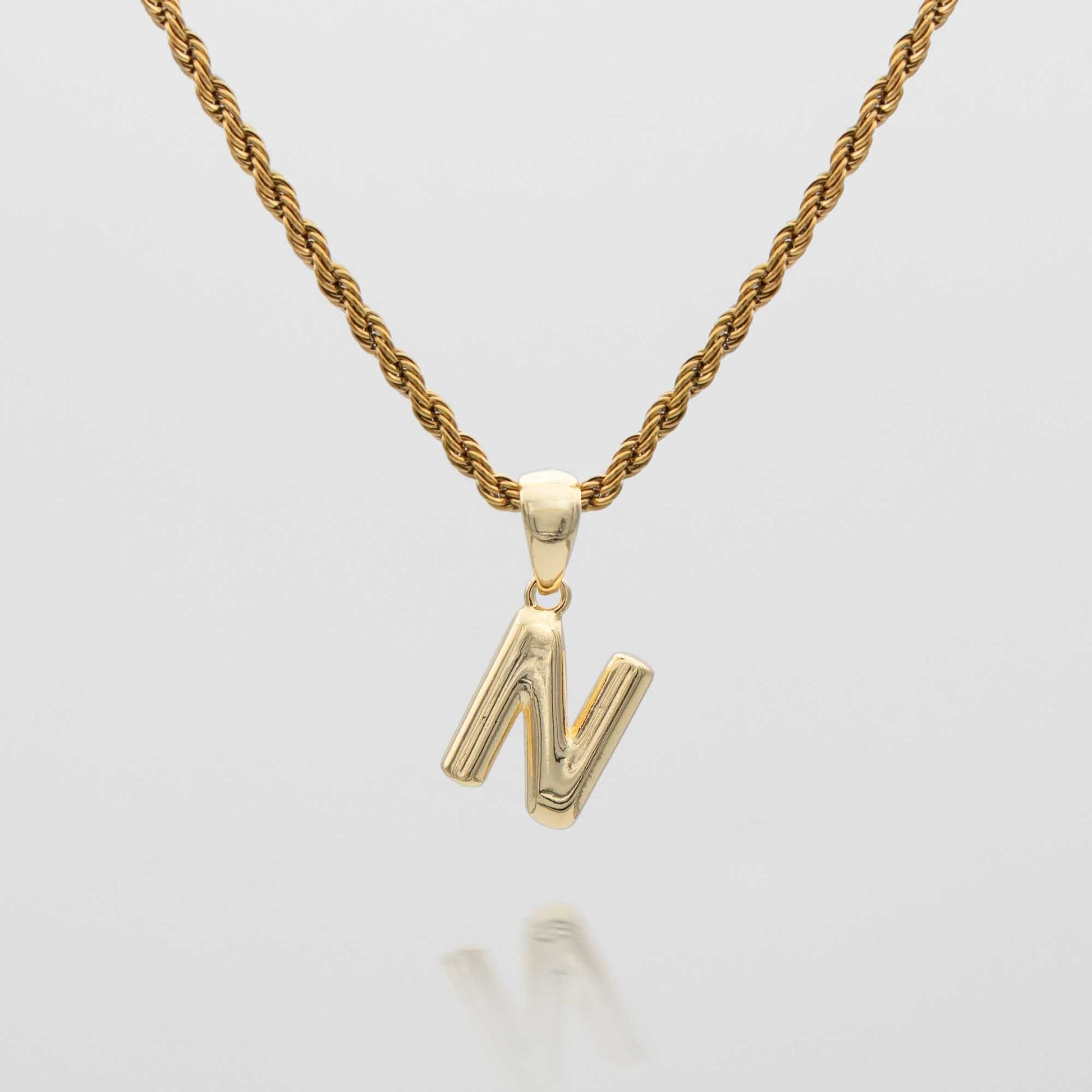 Mini Bubble Initial Necklace - Image 30 - ISMI JEWELS