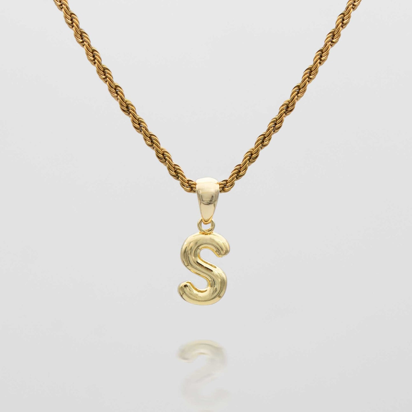 Mini Bubble Initial Necklace - Image 40 - ISMI JEWELS