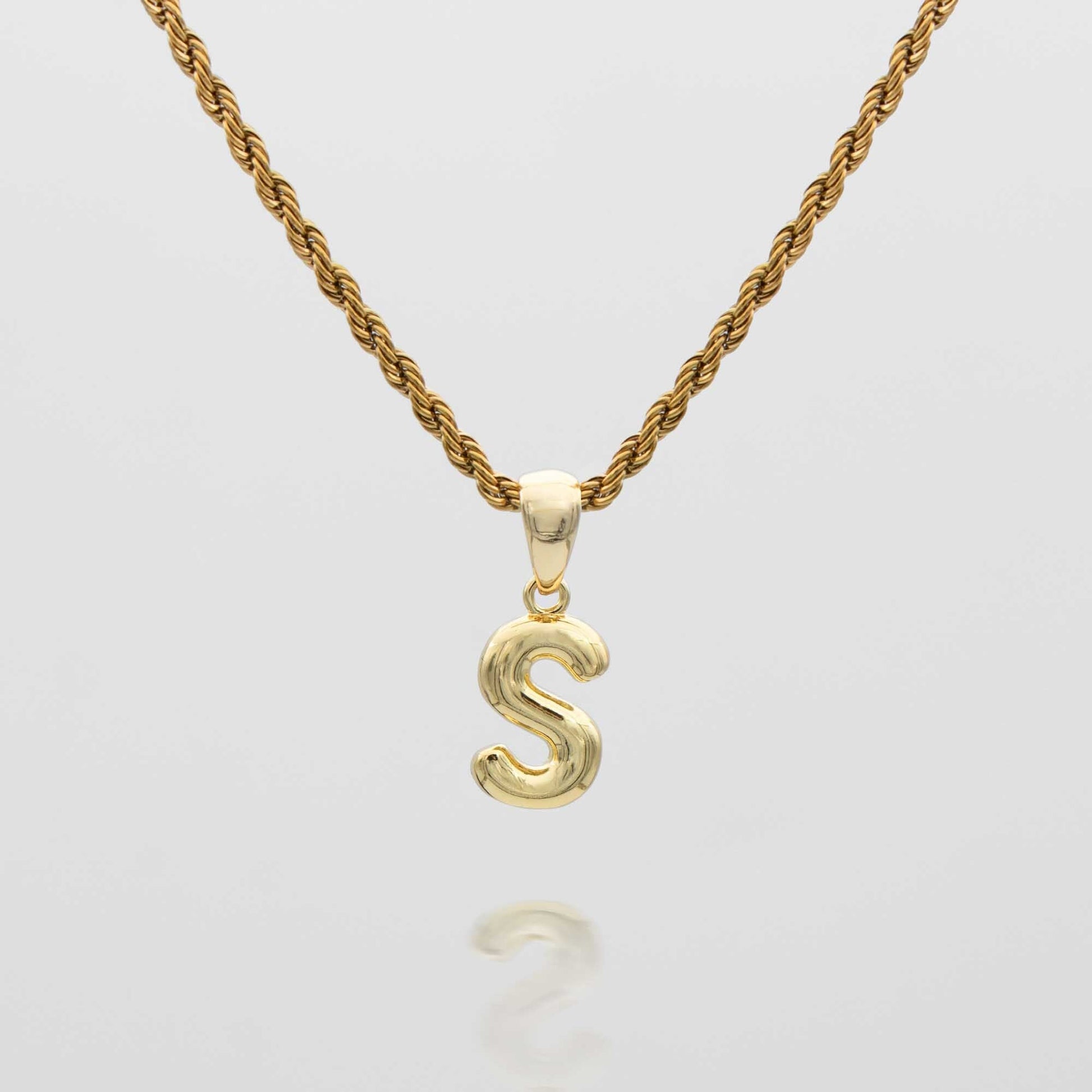 Mini Bubble Initial Necklace - Image 40 - ISMI JEWELS